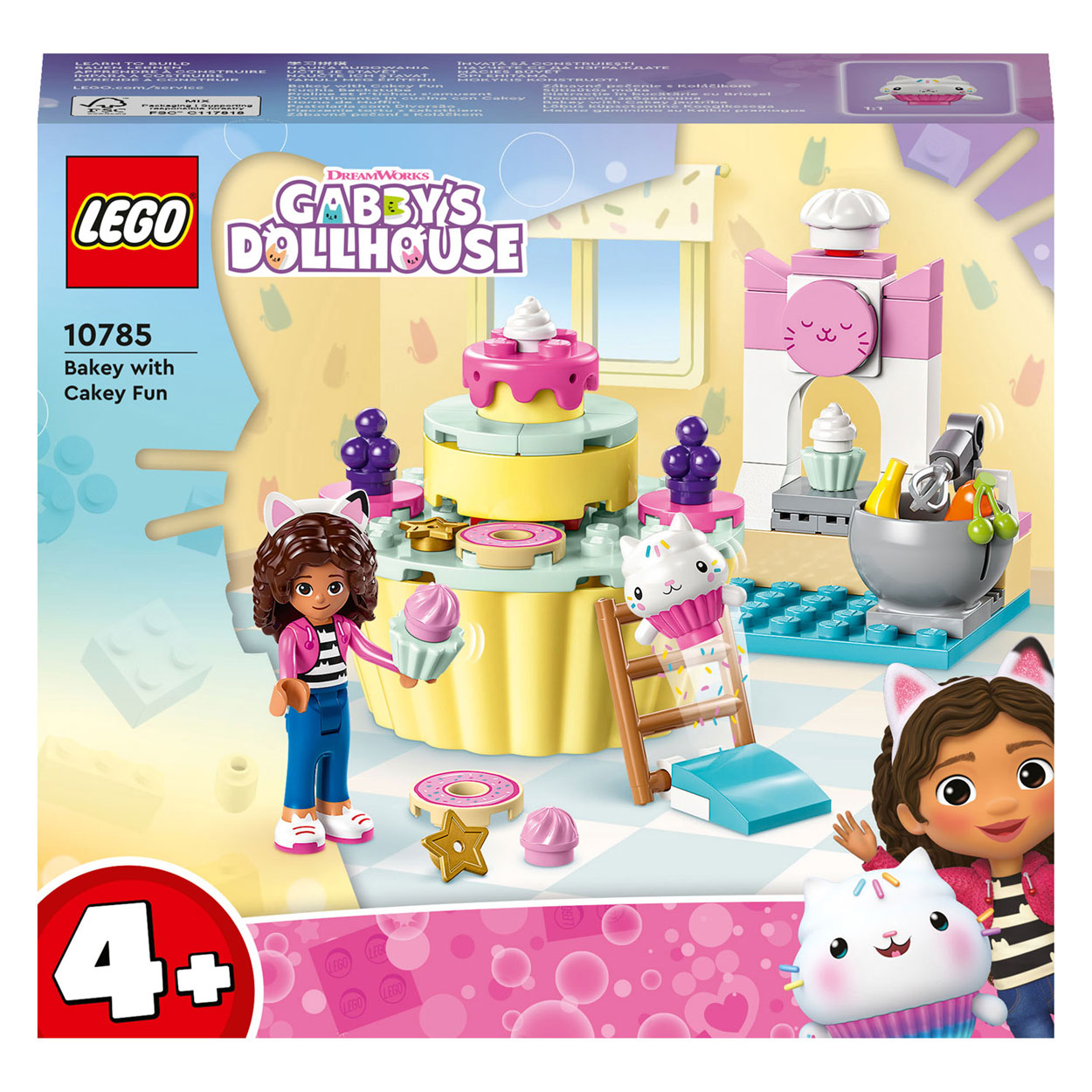 LEGO Gabby's Poppenhuis 10785 Bakken met Cakey