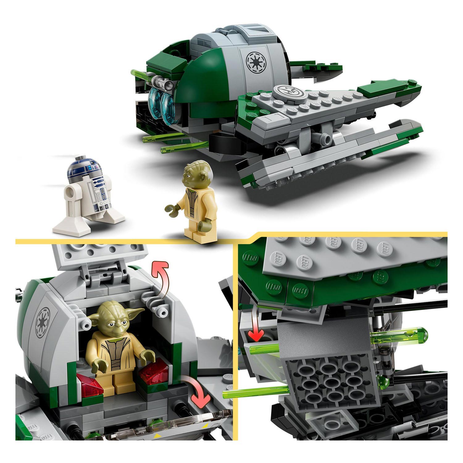 LEGO Star Wars 75360 Yoda's Jedi Starfighter