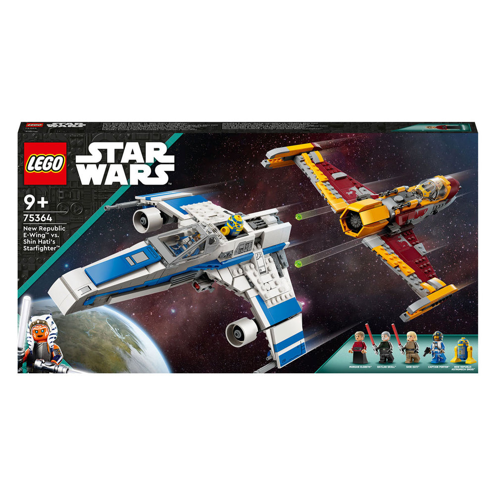 Lego star wars - new republic e-wing vs. shin hati's starfighter constructiespeelgoed (75364)