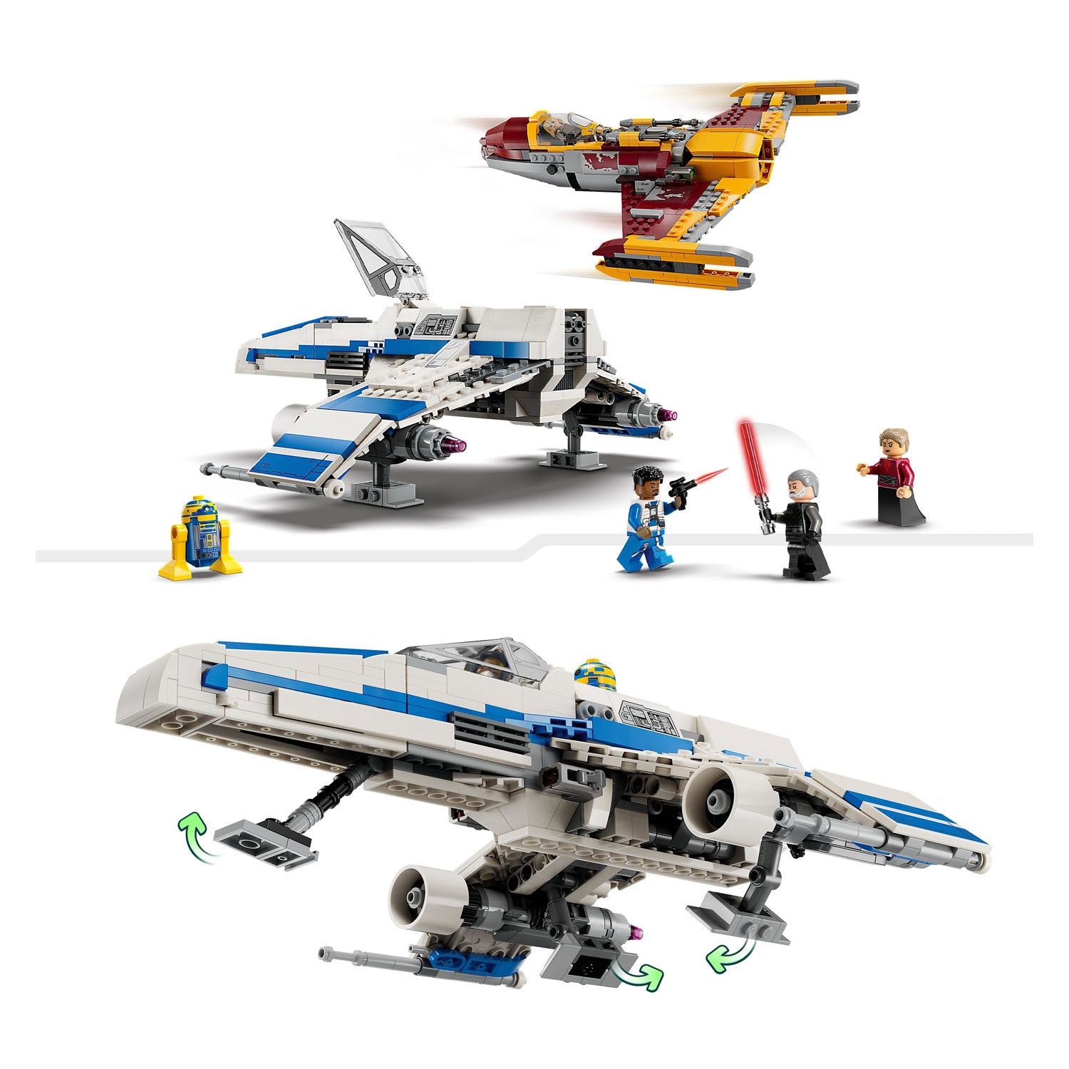LEGO Star Wars 75364 New Republic E-wing vs. Shin Hati's Starfighter Ruimteschip Set