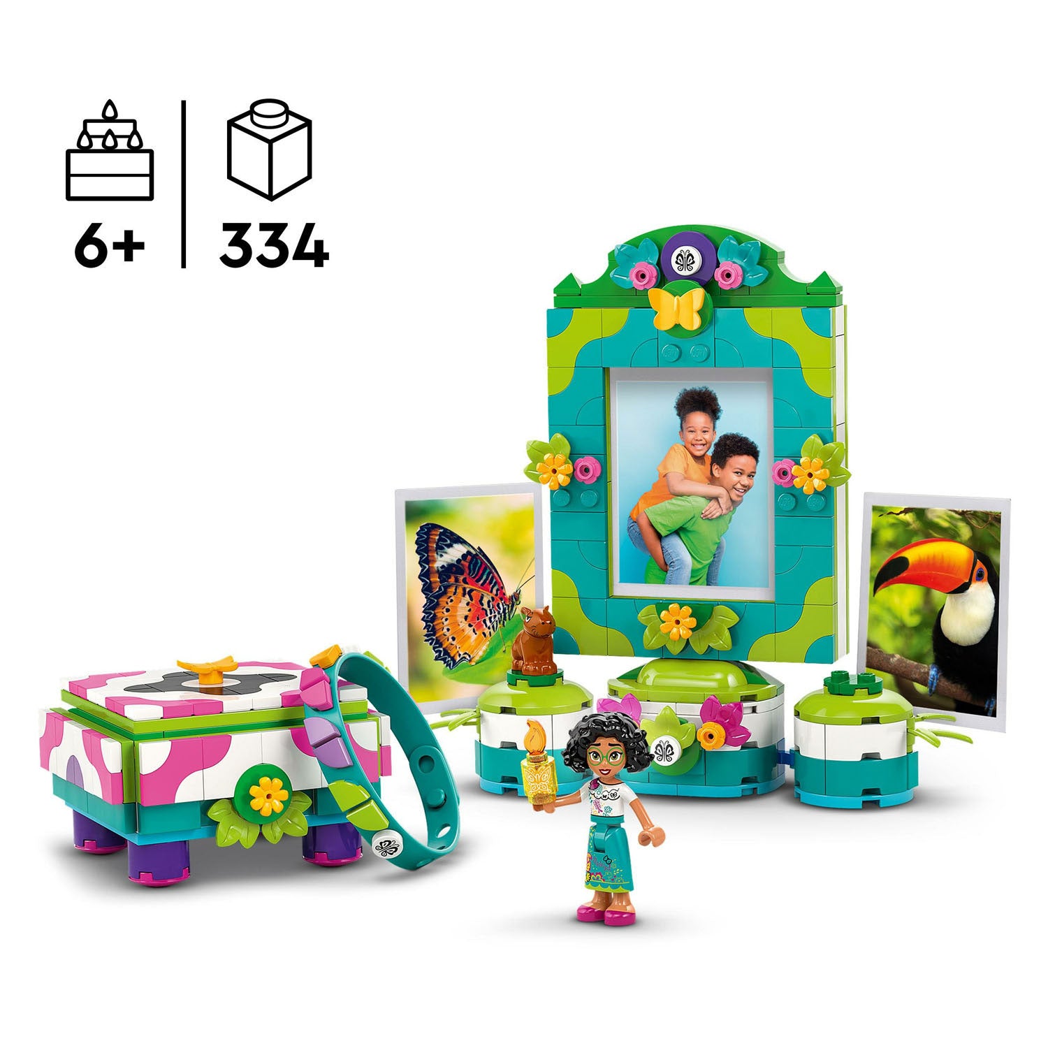 Lego disney 43239 mirabels fotolijstje en sieradendoos