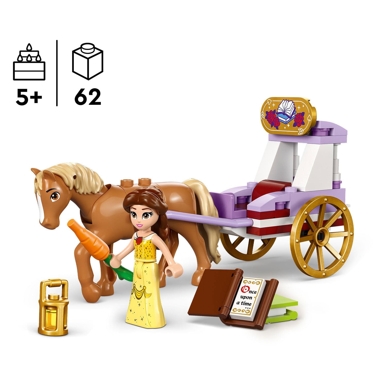LEGO Disney Prinses 43233 Belle's Paardenkoets