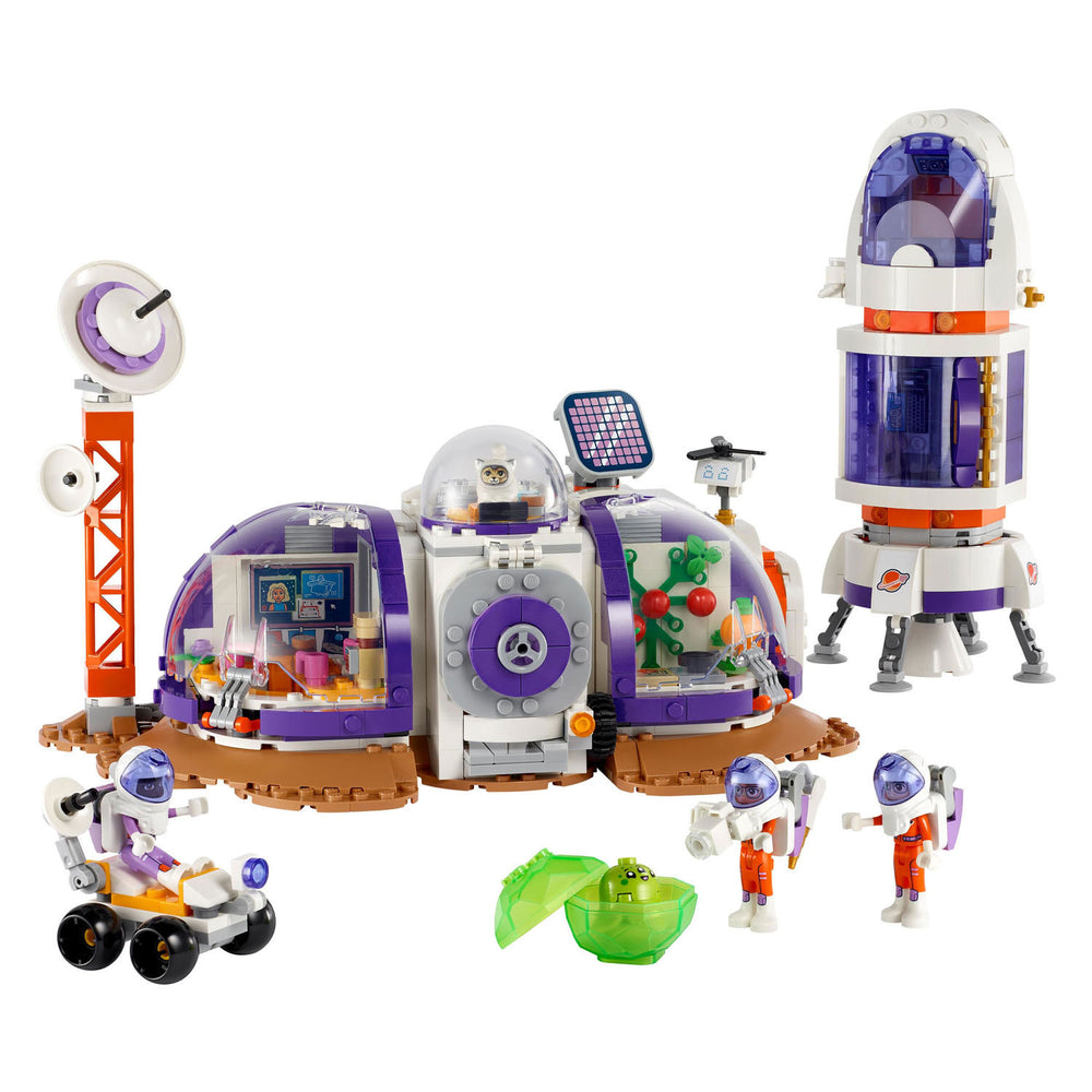 Lego friends - ruimtebasis op mars en raket constructiespeelgoed (42605)