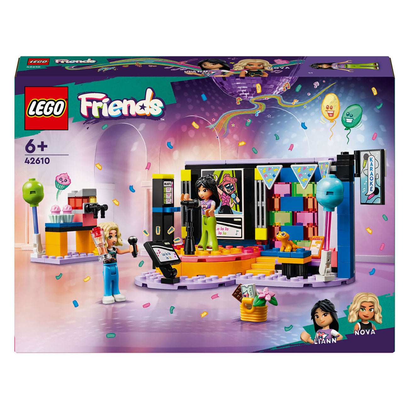 Lego friends - karaoke muziekfeestje constructiespeelgoed (42610)