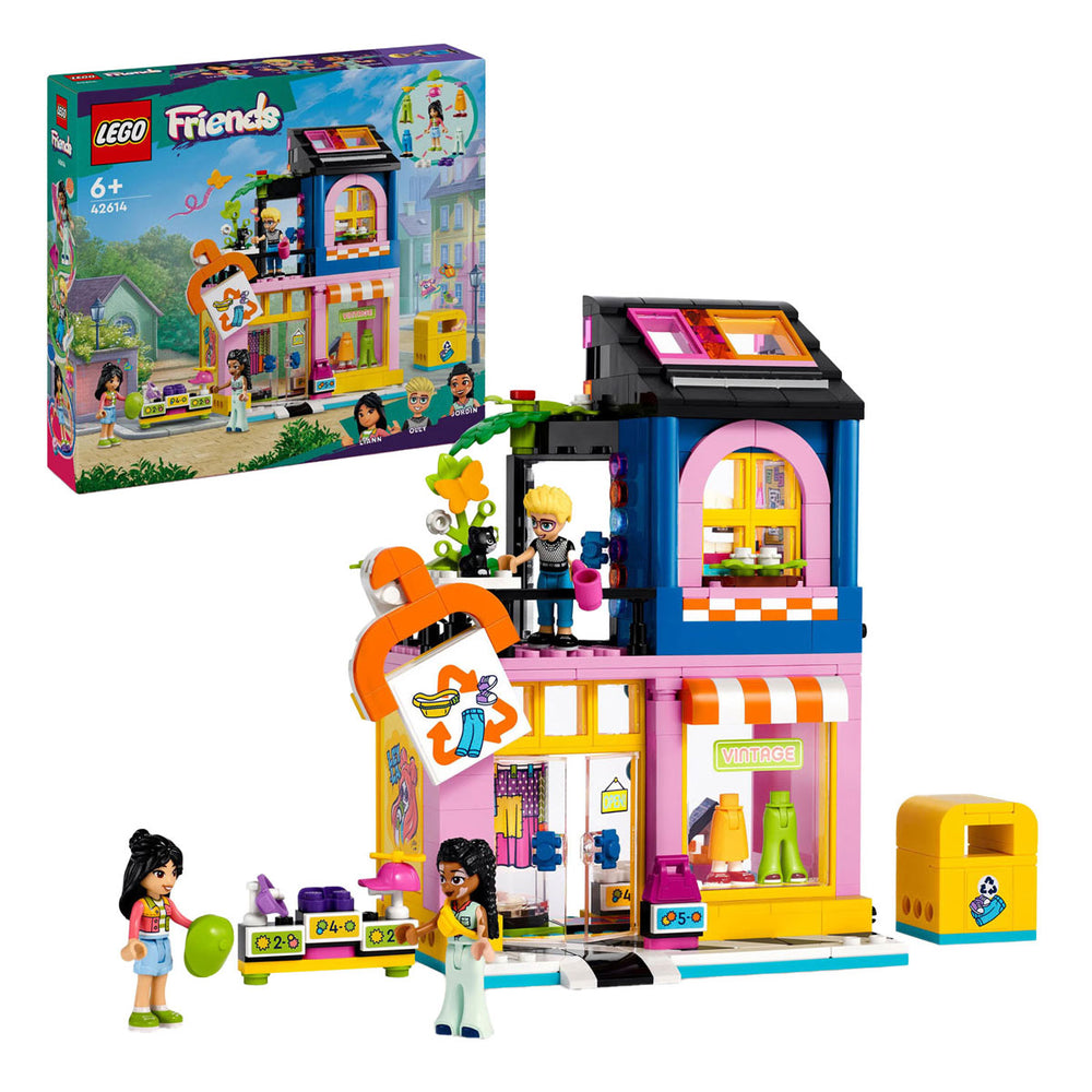 Lego friends - vintage kledingwinkel constructiespeelgoed (42614)