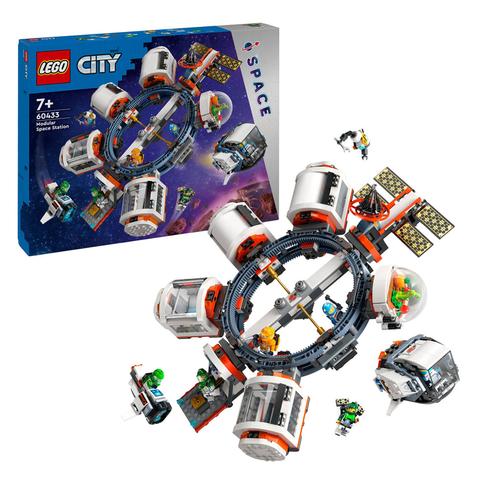Lego city - modulair ruimtestation constructiespeelgoed (60433)