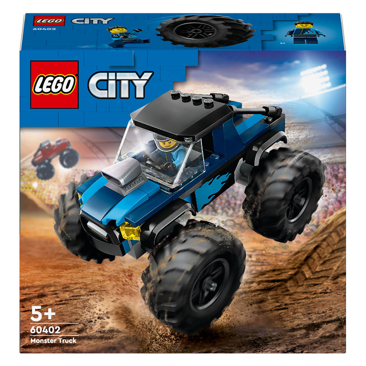 Lego City 60402 Blue Monster Truck