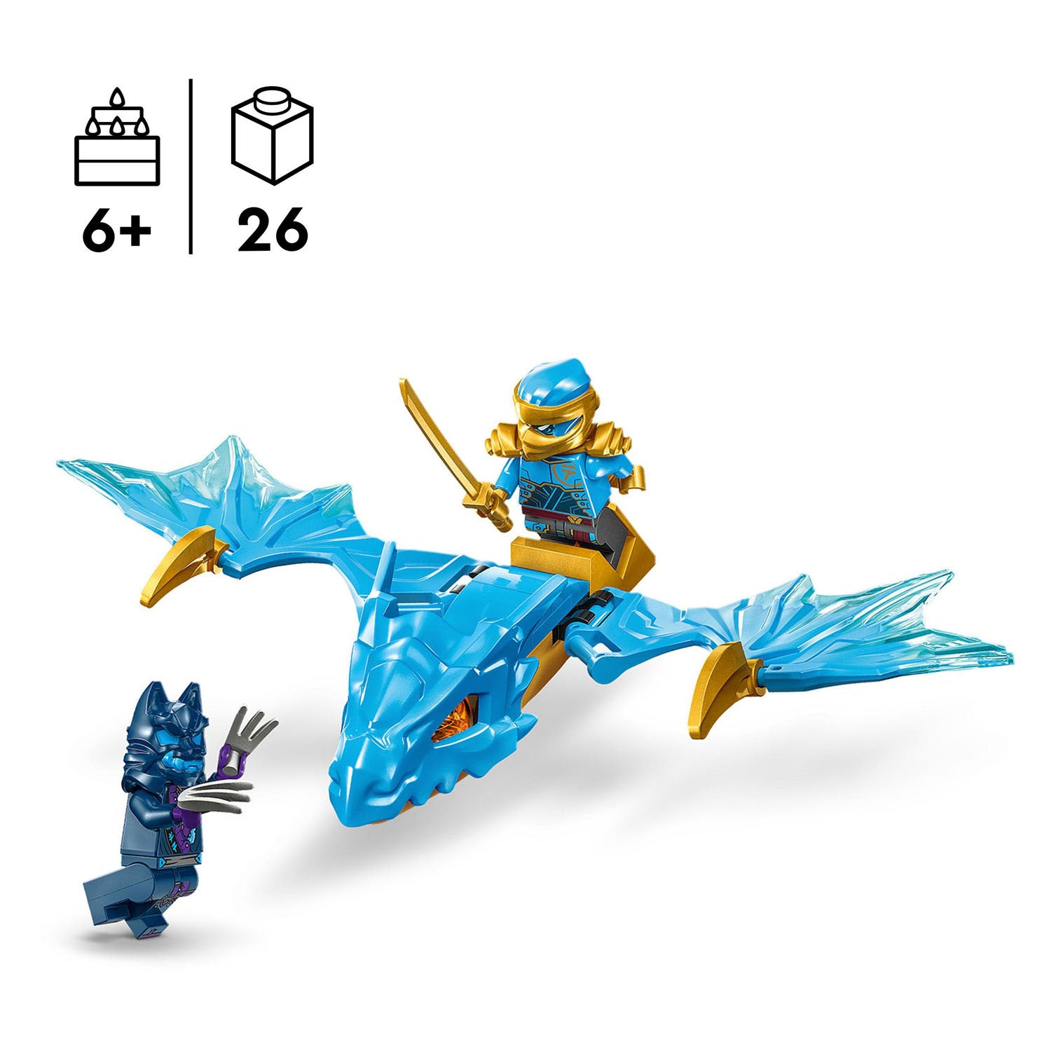 LEGO Ninjago 71802 Nya'S Rijzende Drakenaanval