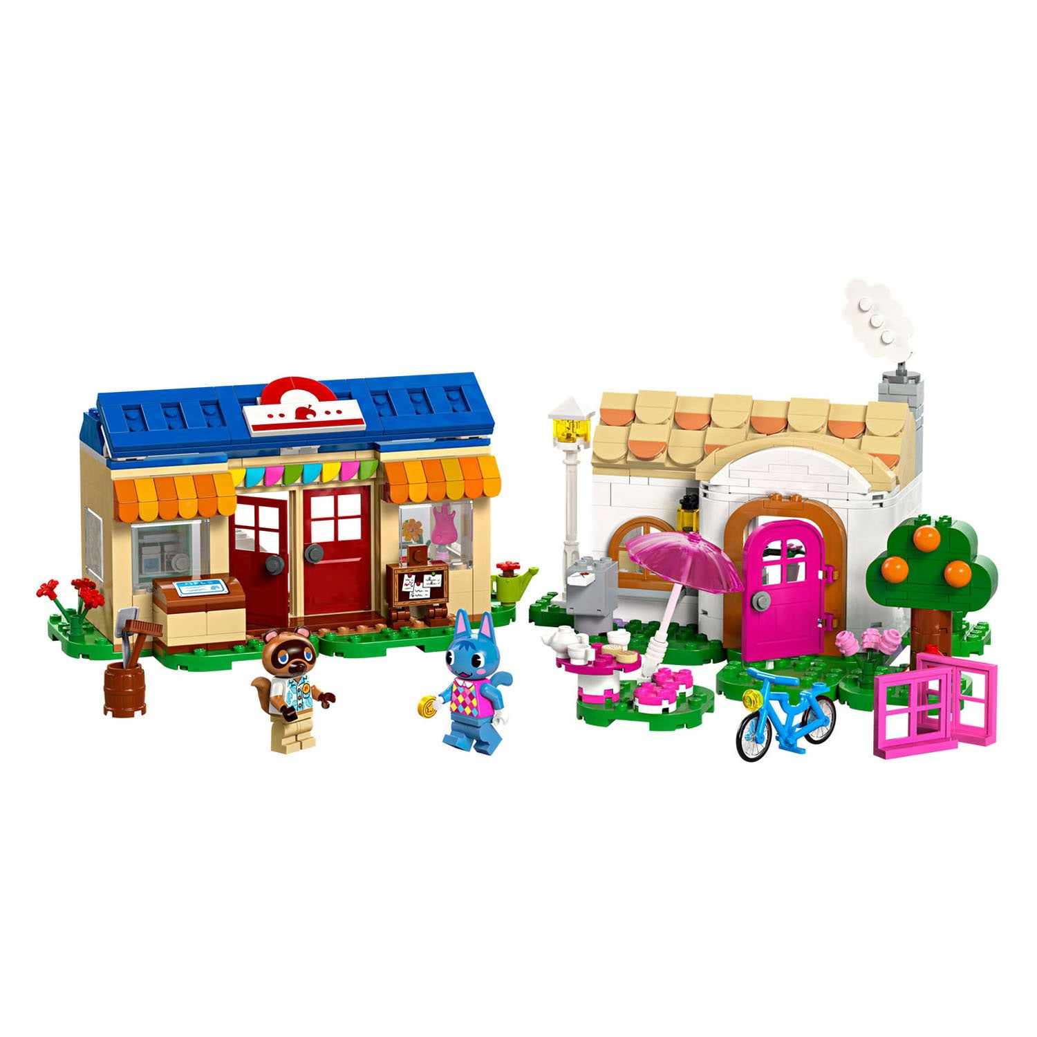 Lego Animal Crossing 77050 hoekjes hoek en rosies huis
