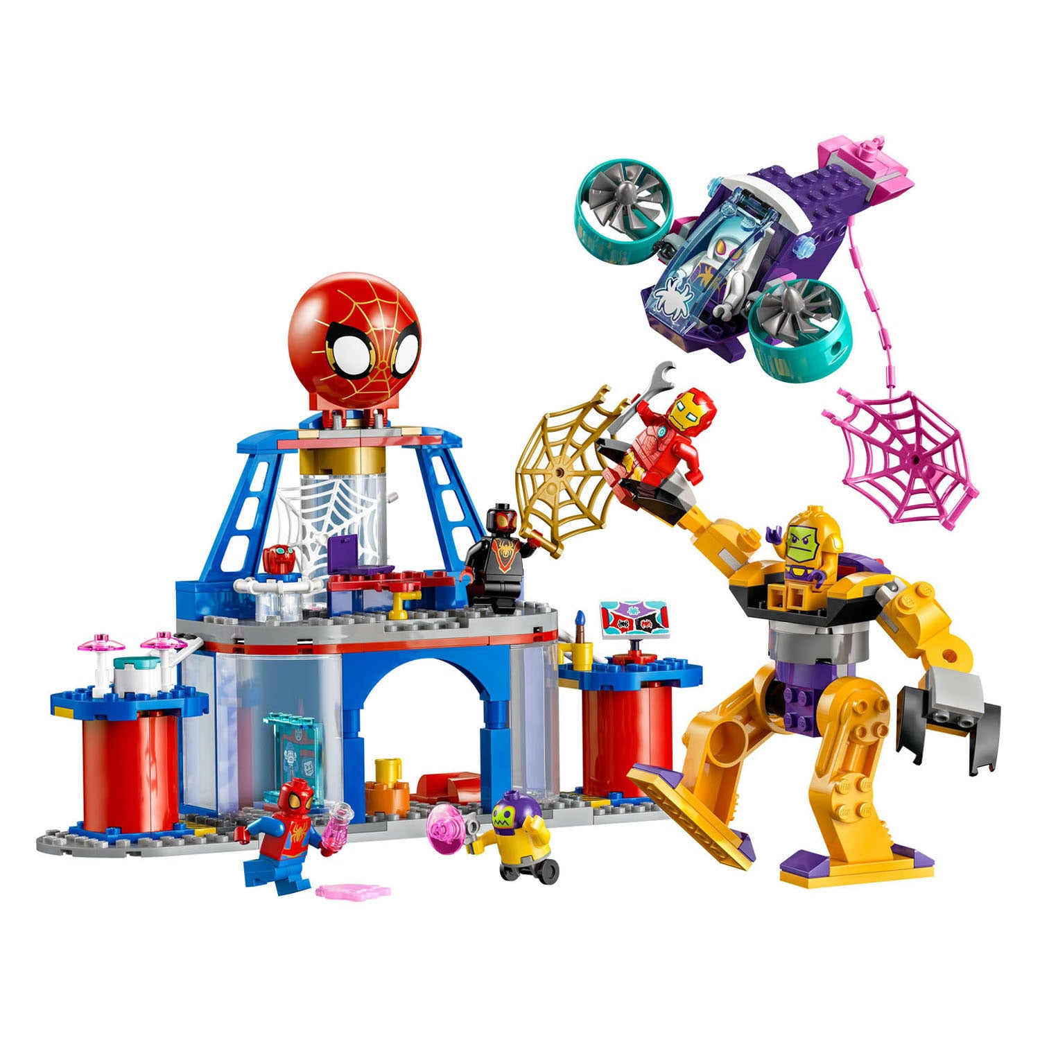 Lego marvel 10794 team spidey webspinner hoofdkantoor