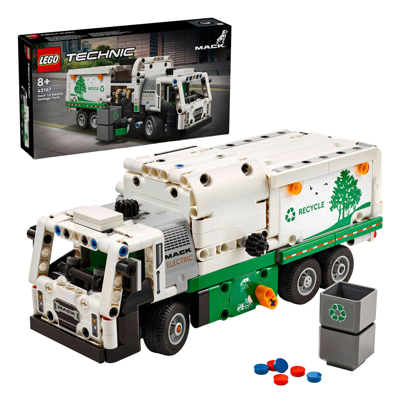 Lego LEGO Technic 42167 Mack Lr elektrische Vuilniswagen
