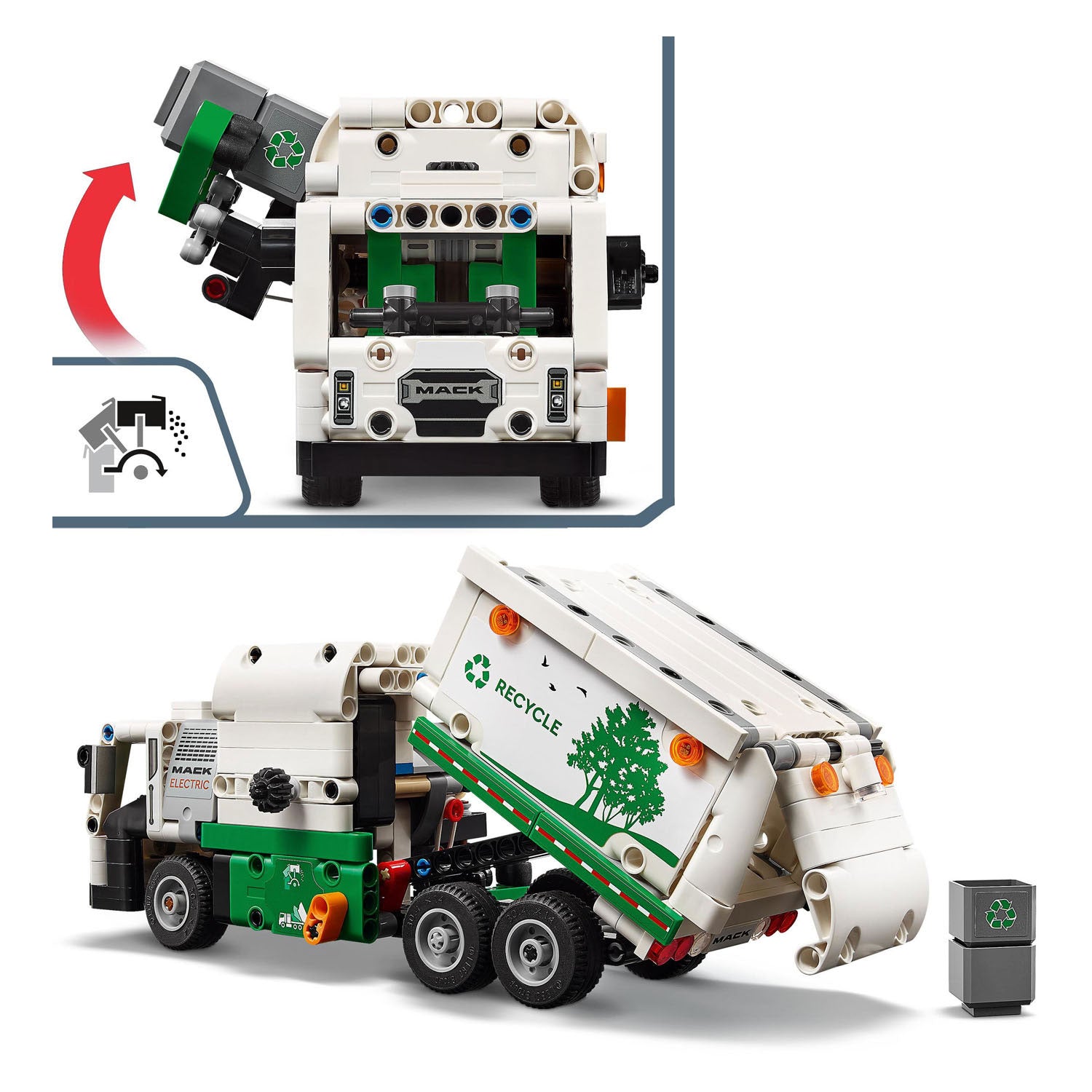 Lego LEGO Technic 42167 Mack Lr elektrische Vuilniswagen