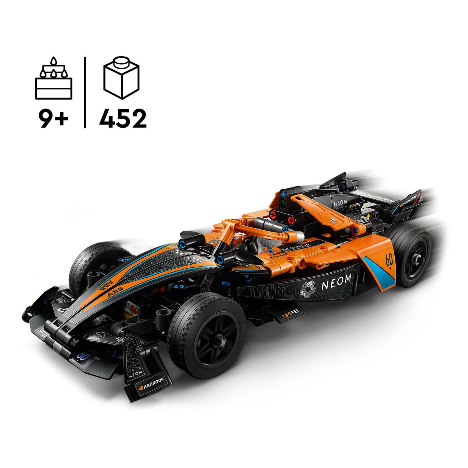 Lego technic 42169 neom mclaren formula e racewagen
