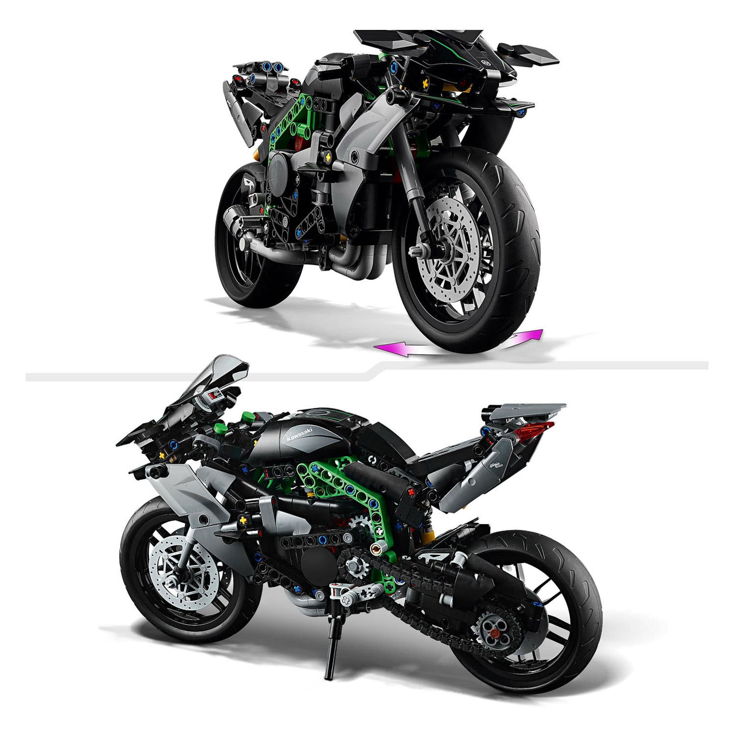 Lego Technic 42170 Kawasaki Ninja H2R motorfiets