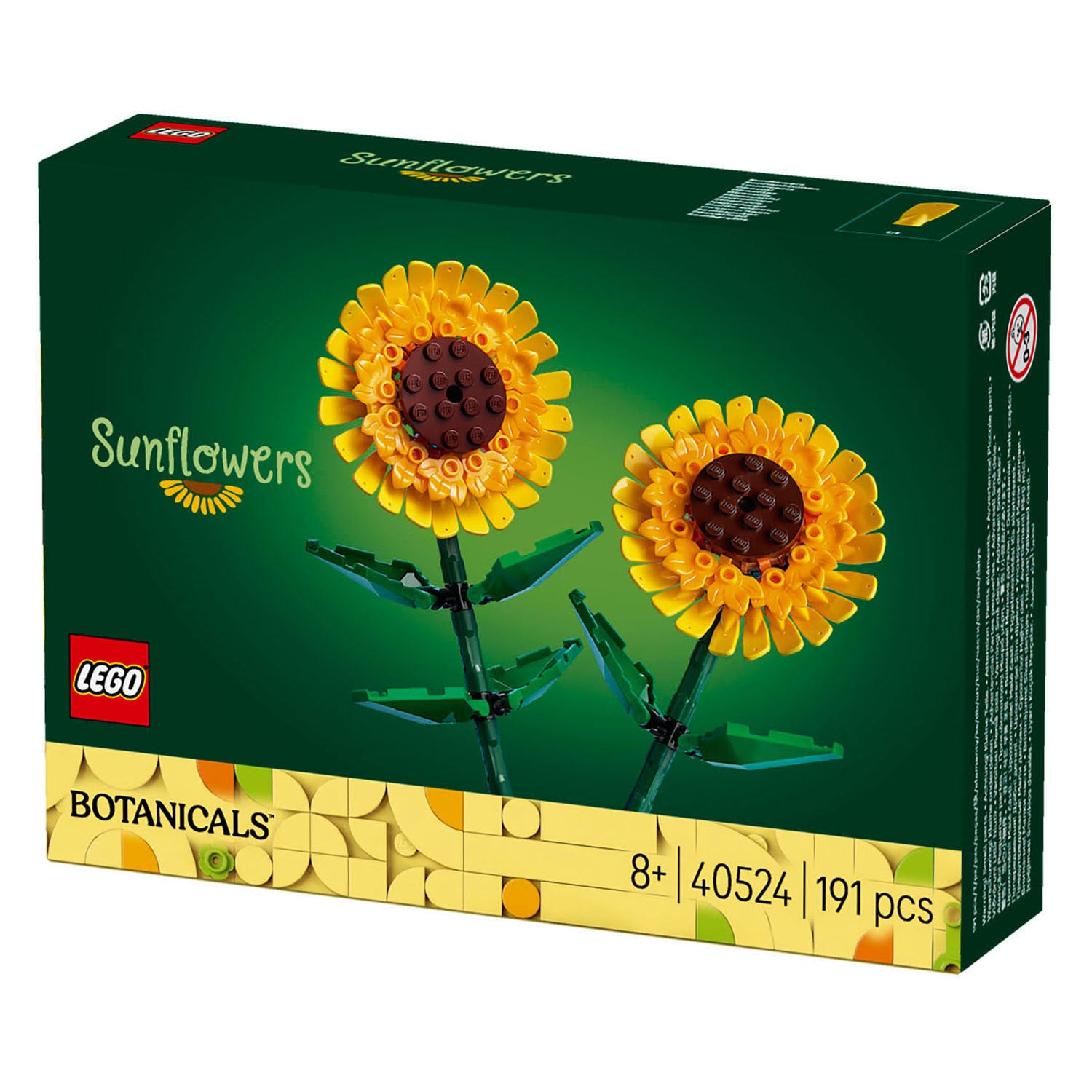 Lego iconic zonnebloemen - botanical collection - 40524