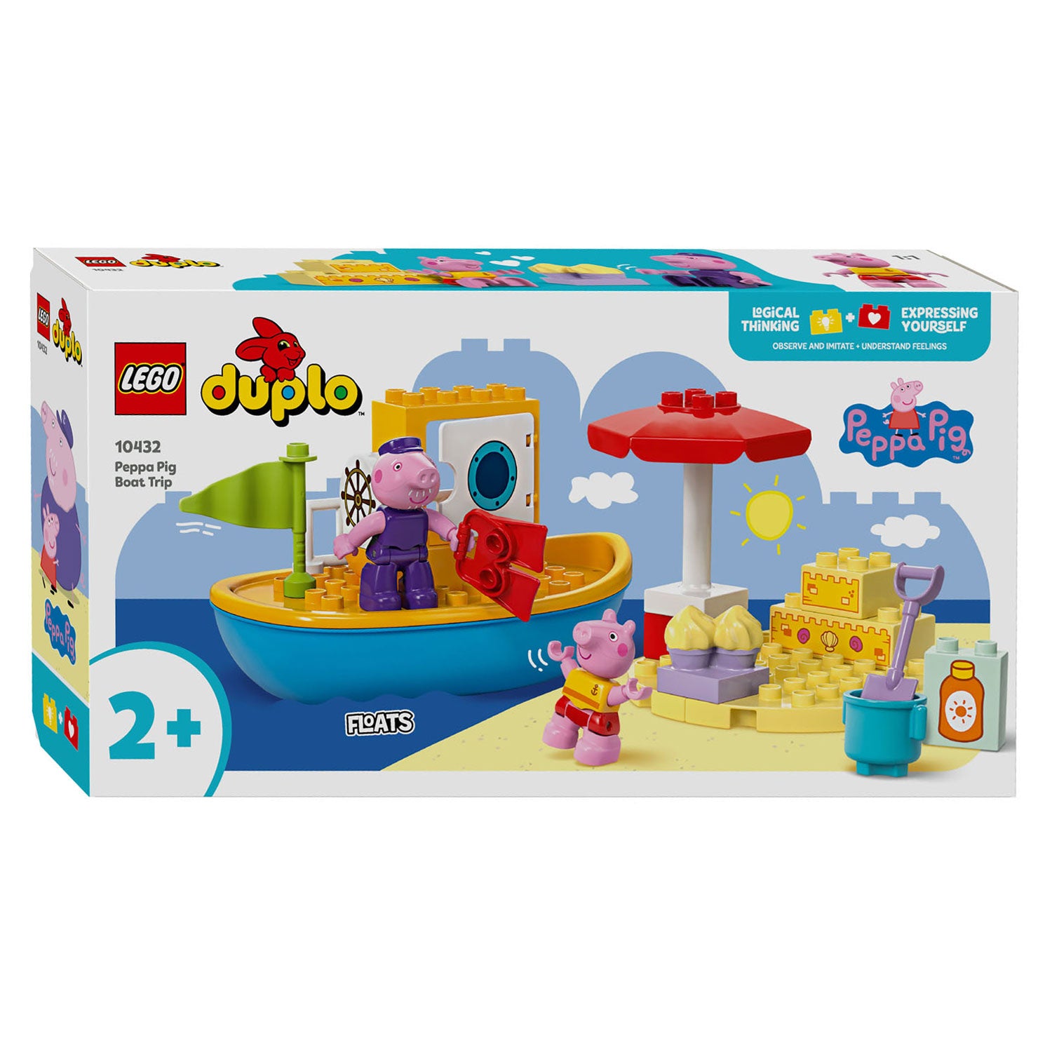 Lego duplo 10432 peppa grote bootreis