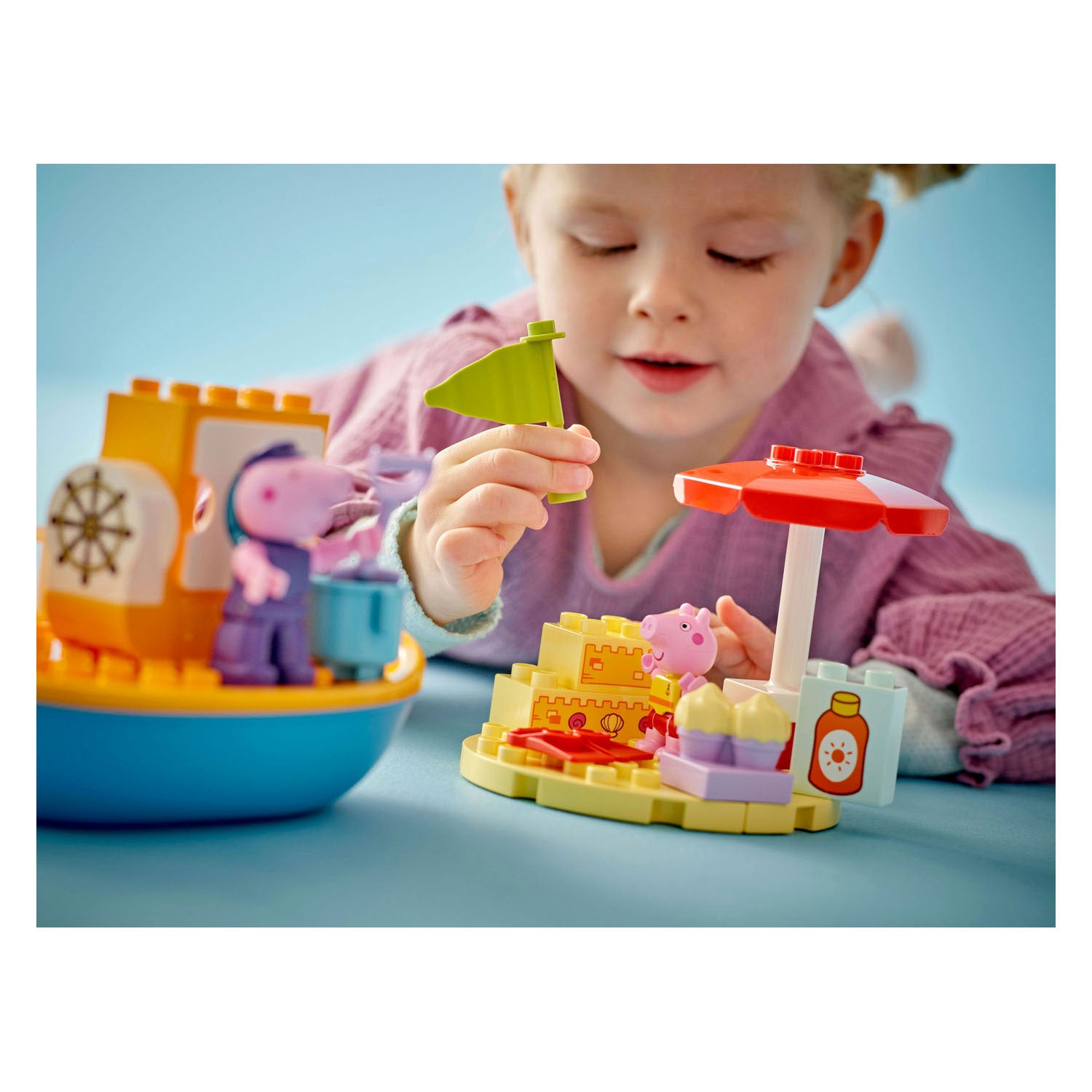 Lego duplo 10432 peppa grote bootreis