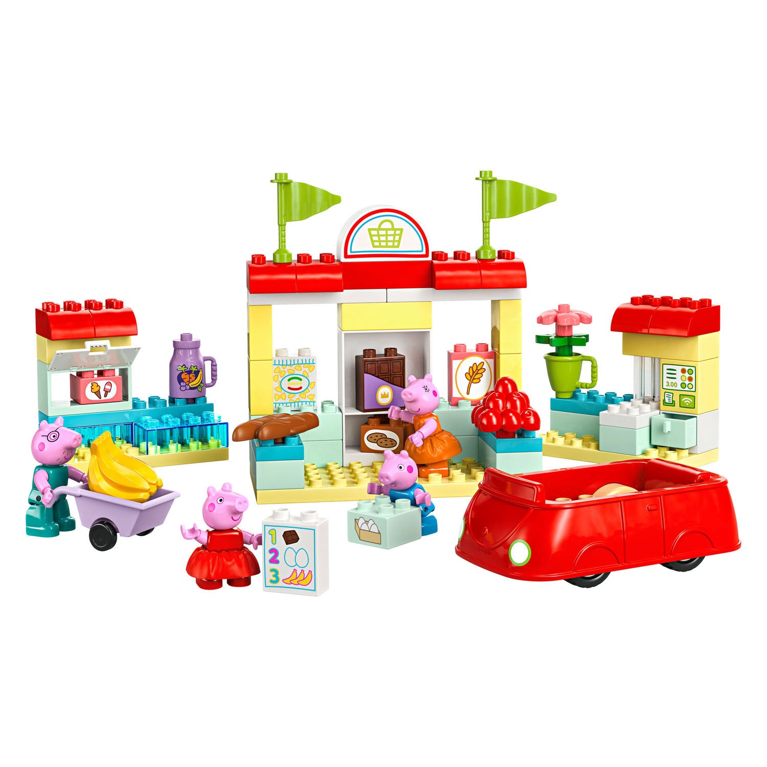Lego duplo 10434 peppa grote supermarkt