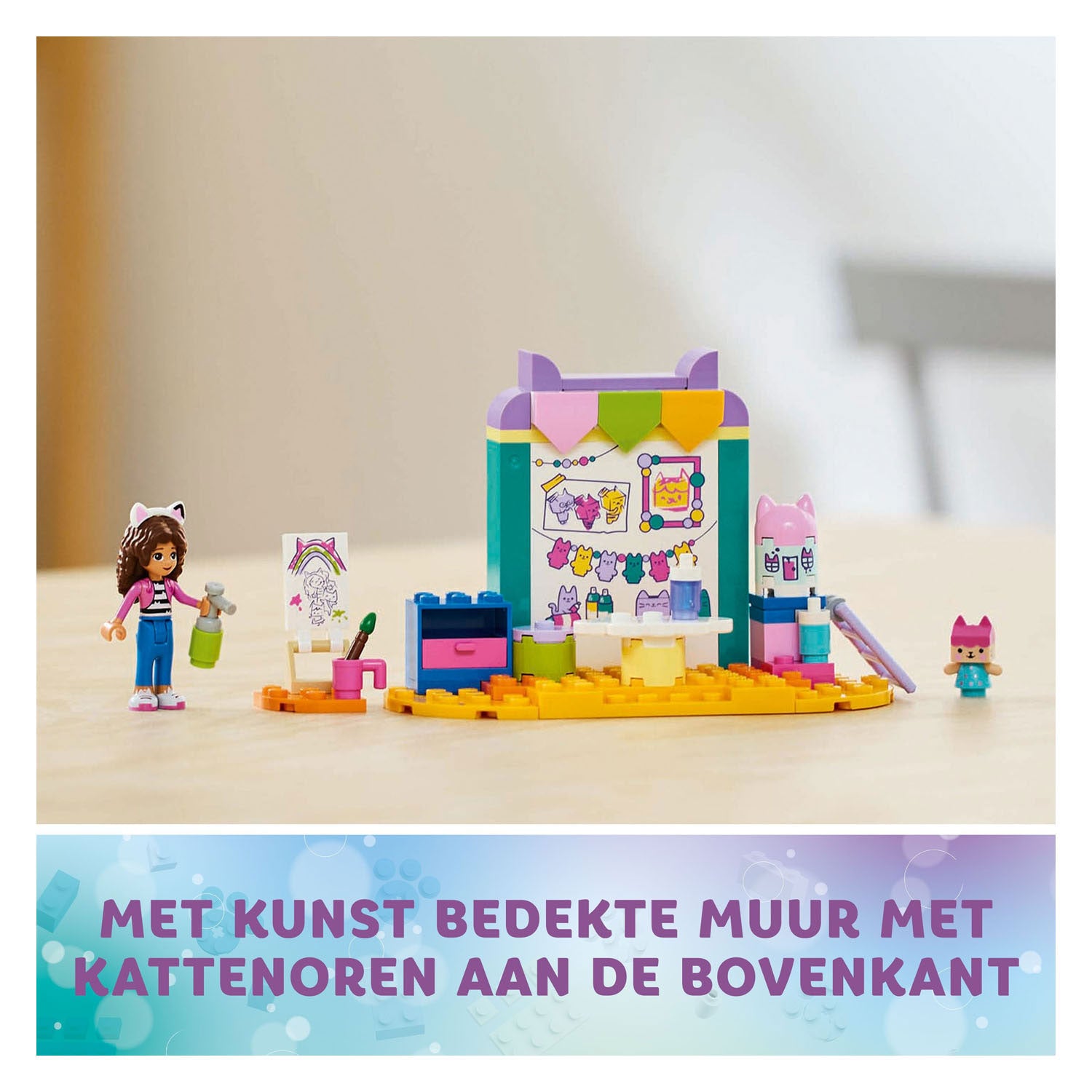 Lego gabby's poppenhuis 10795 knutselen met babykitty