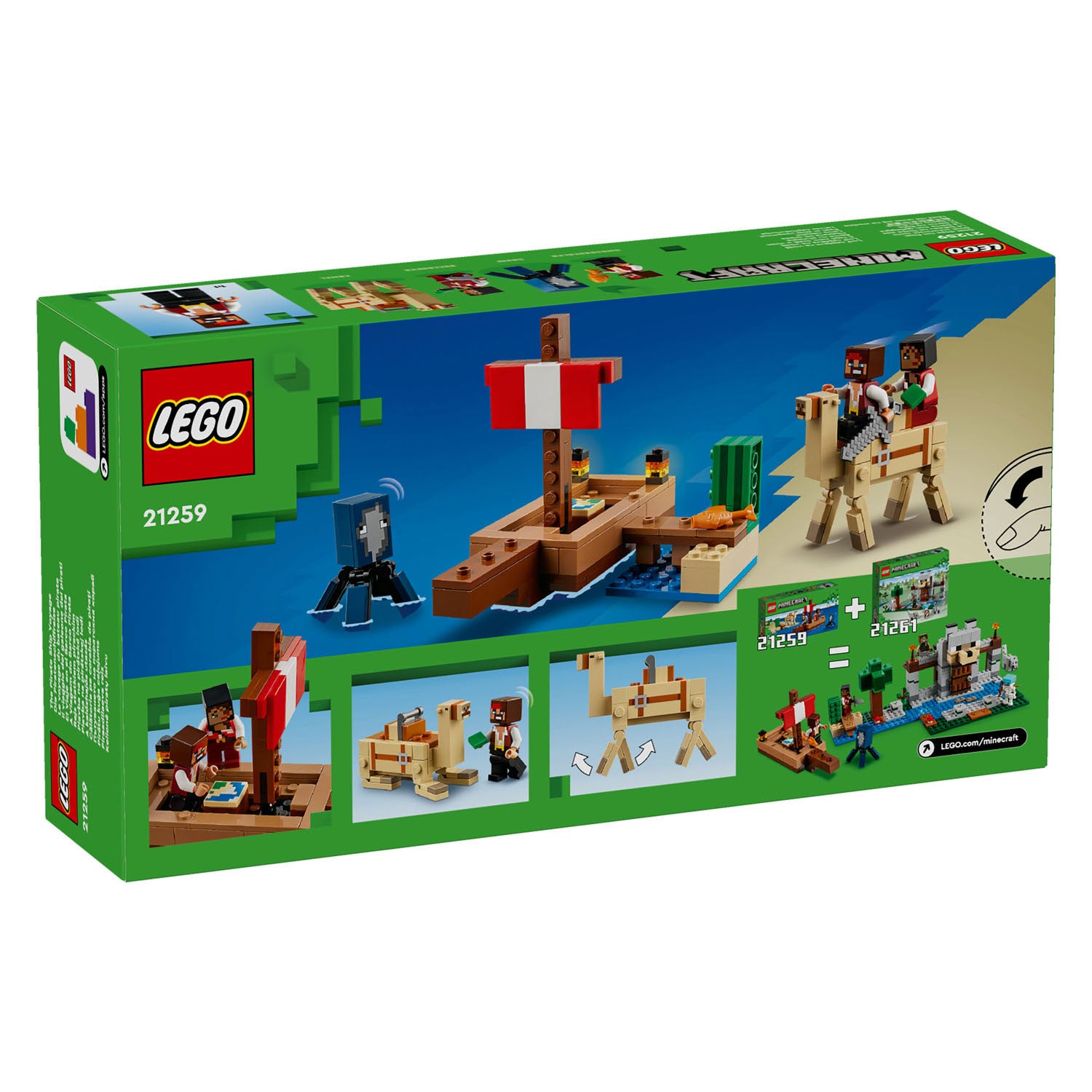 Lego minecraft 21259 de piratenschipreis