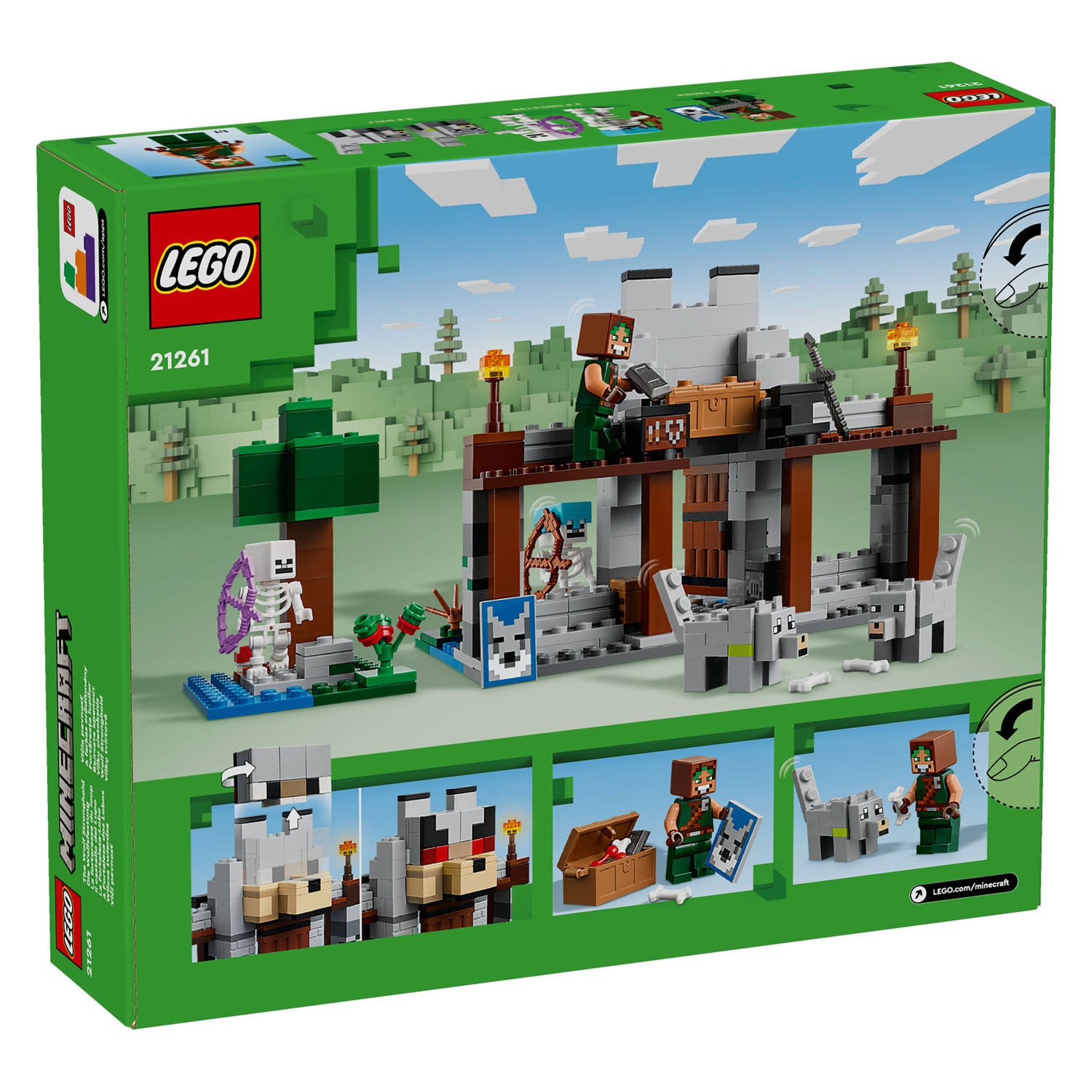 Lego minecraft 21261 de wolvenburcht