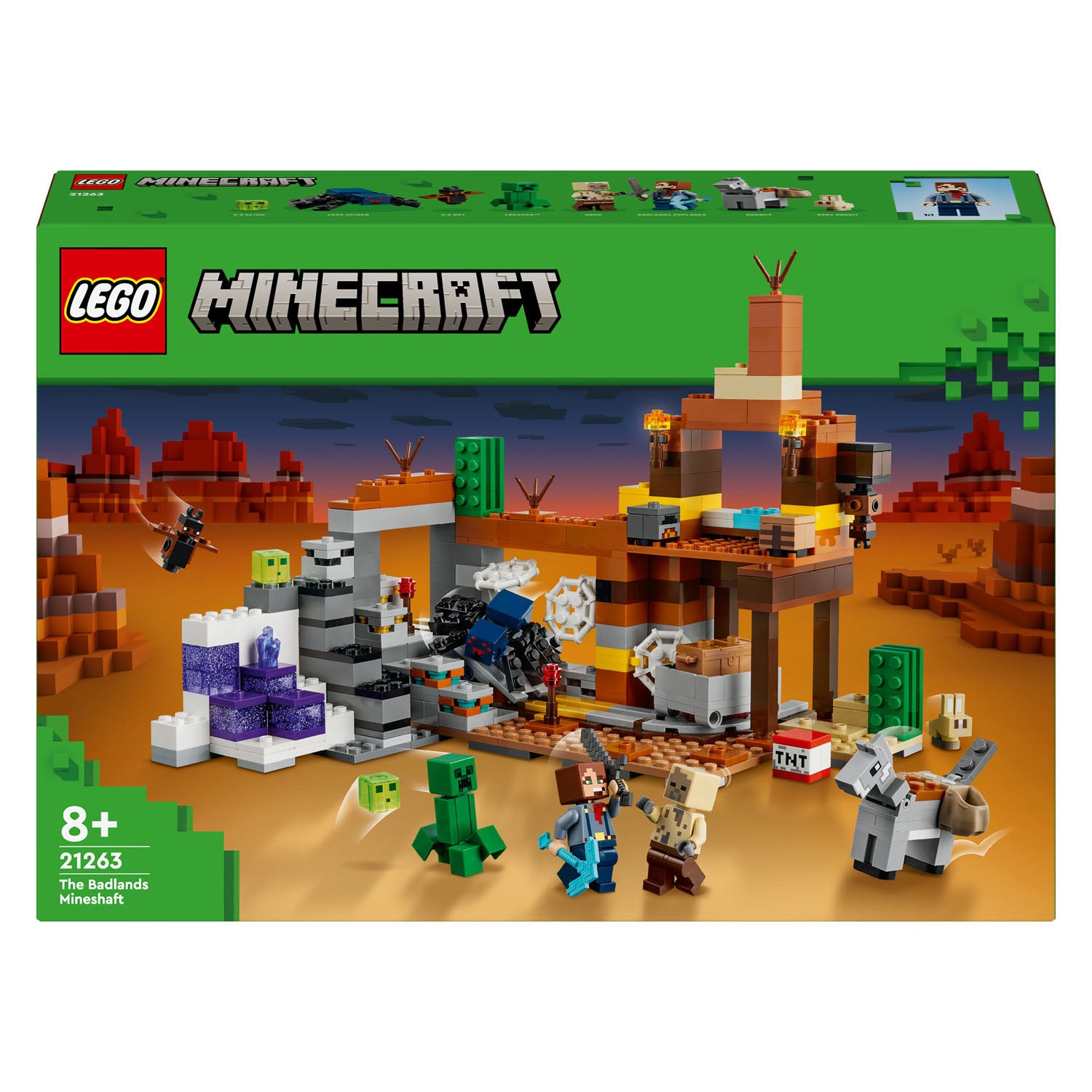 Lego minecraft 21263 de woestenijmijnschacht