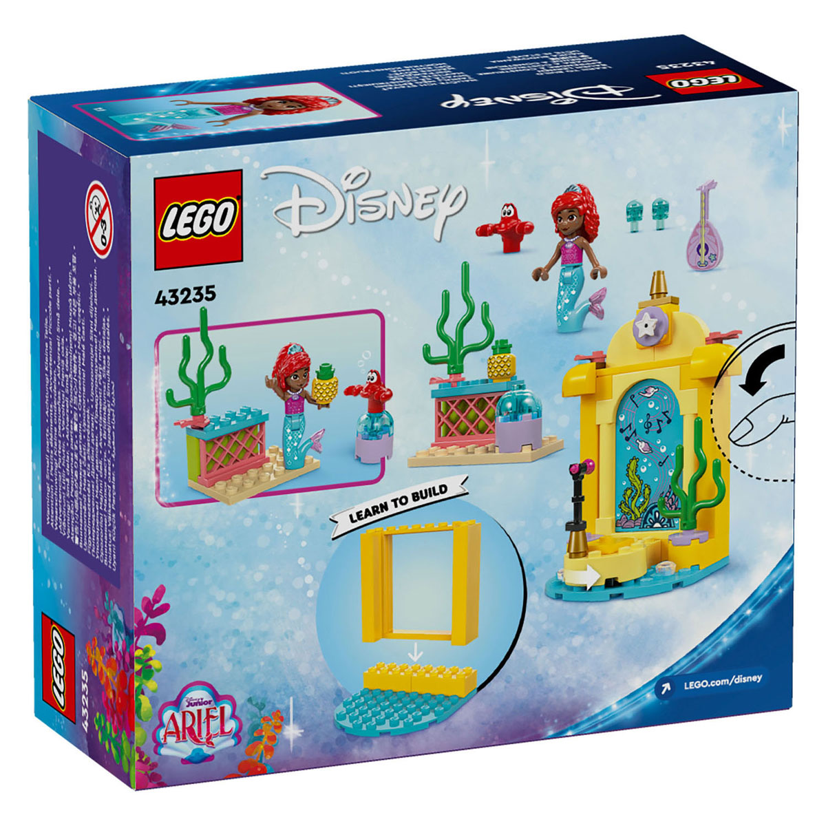 Lego disney princess 43235 ariels muziekpodium