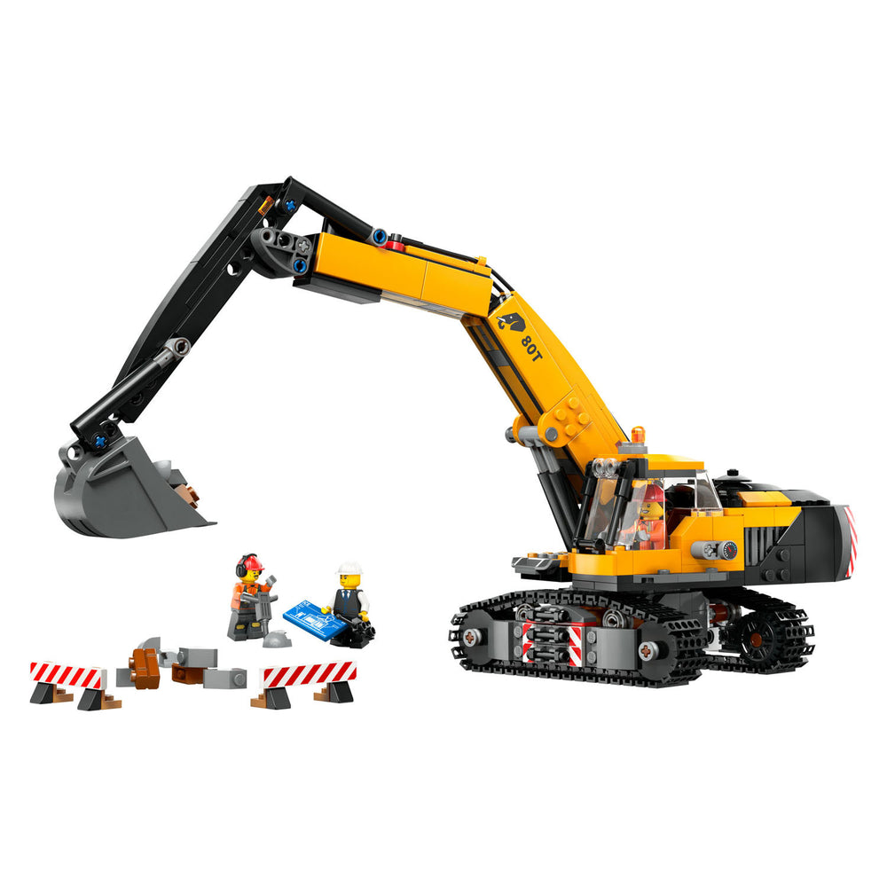 Lego city - gele graafmachine constructiespeelgoed (60420)