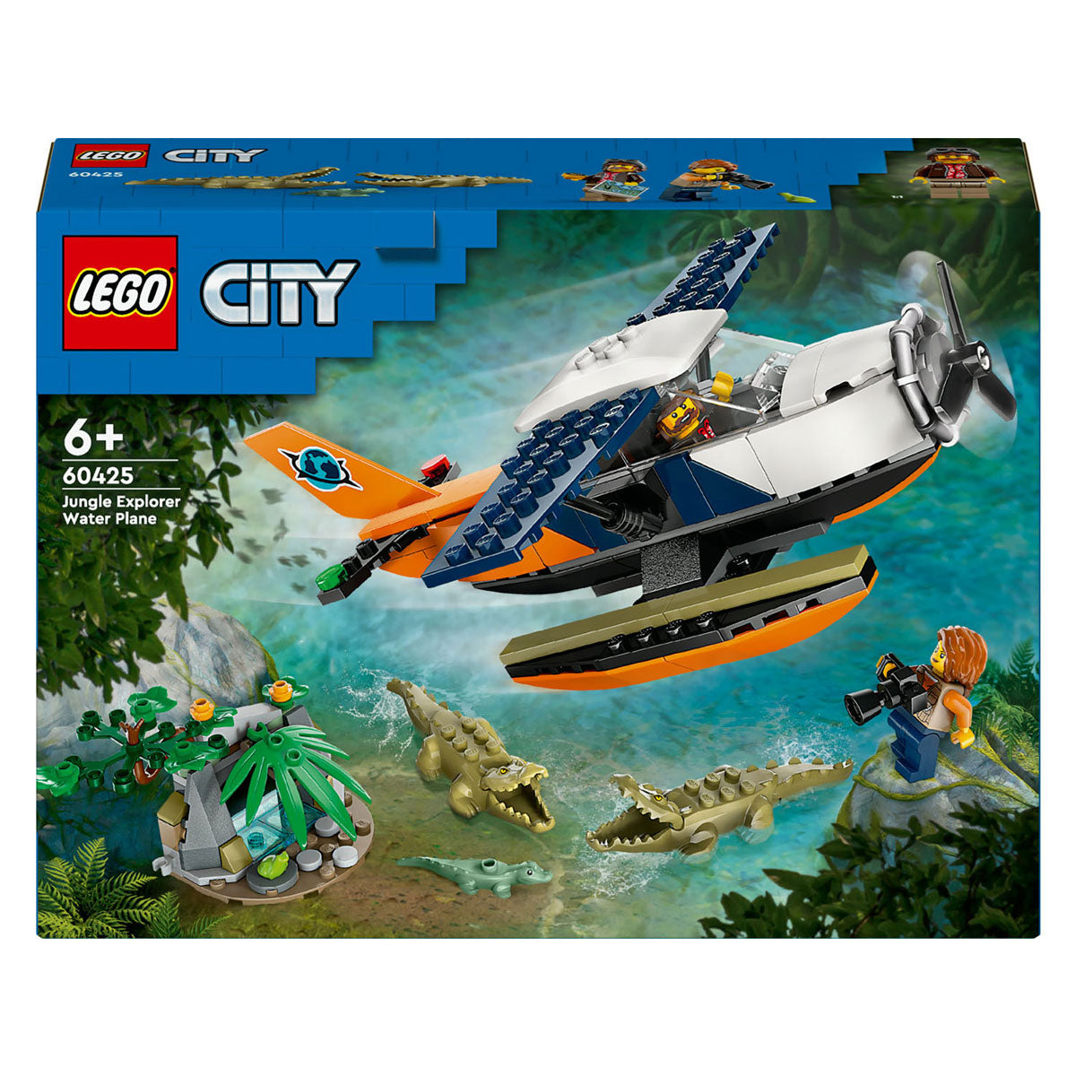 LEGO City 60425 Jungleonderzoekers: Watervliegtuig