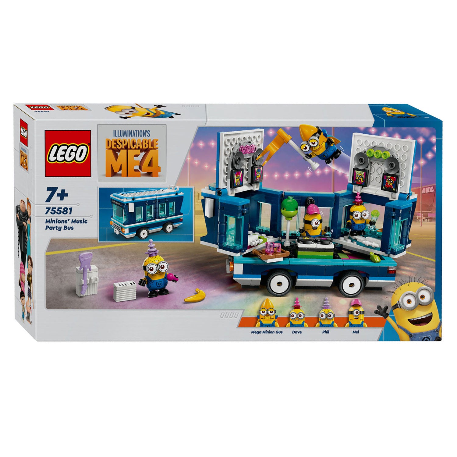 Lego despicable me 75581 muzikale feestbus van de minions