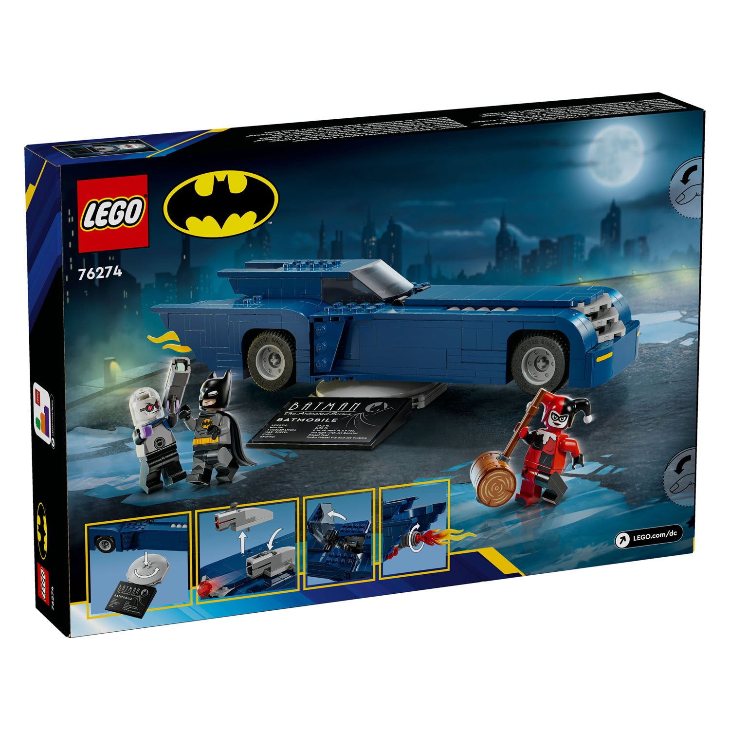 Lego super heroes 76274 batmanmet de batmobile vs. harley quin en mr. freeze