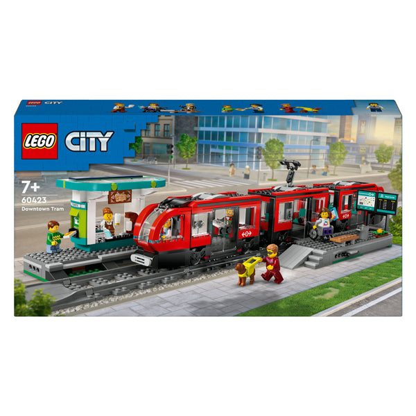 Lego city 60423 stadstram en station