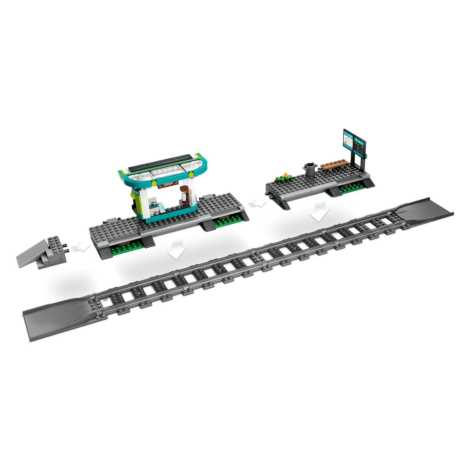 Lego city stadstram en station - 60423