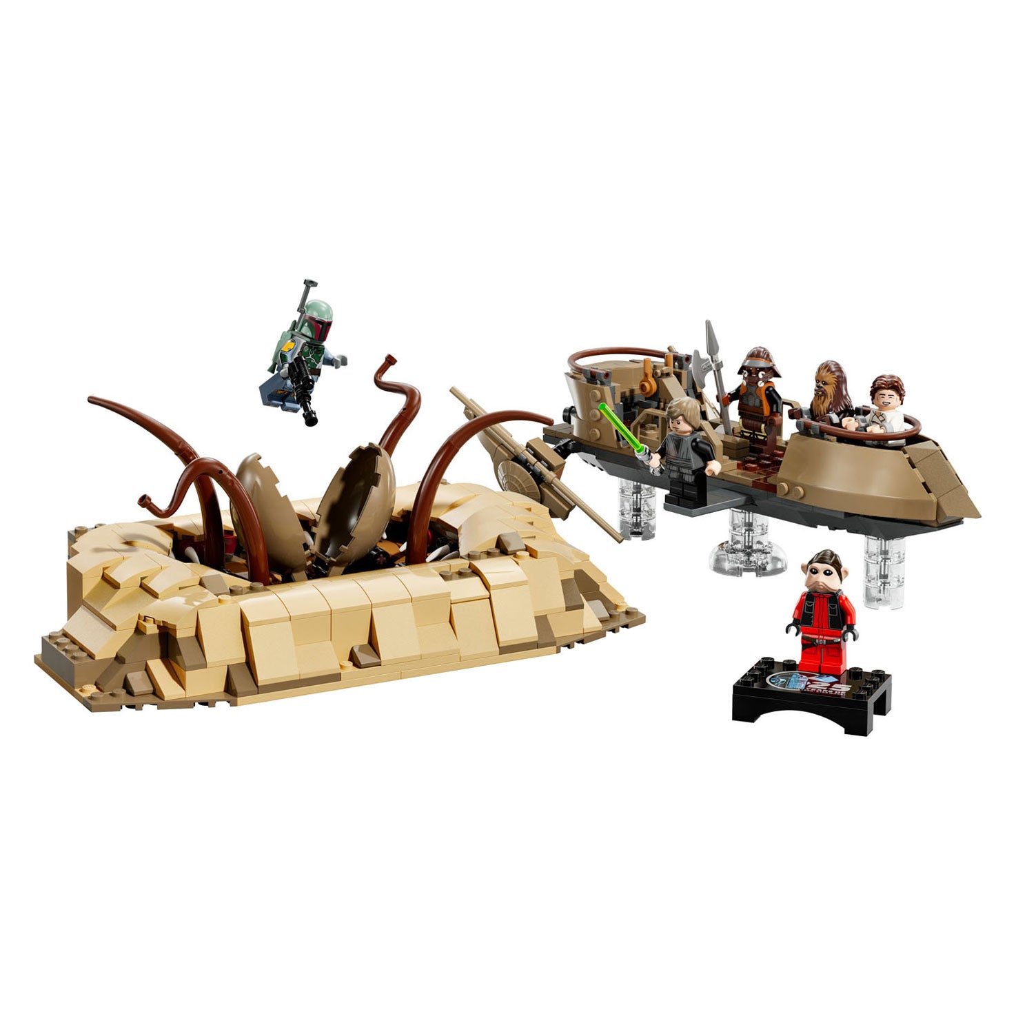 Lego star wars 75396 woestijnskiff en sarlacc-kuil