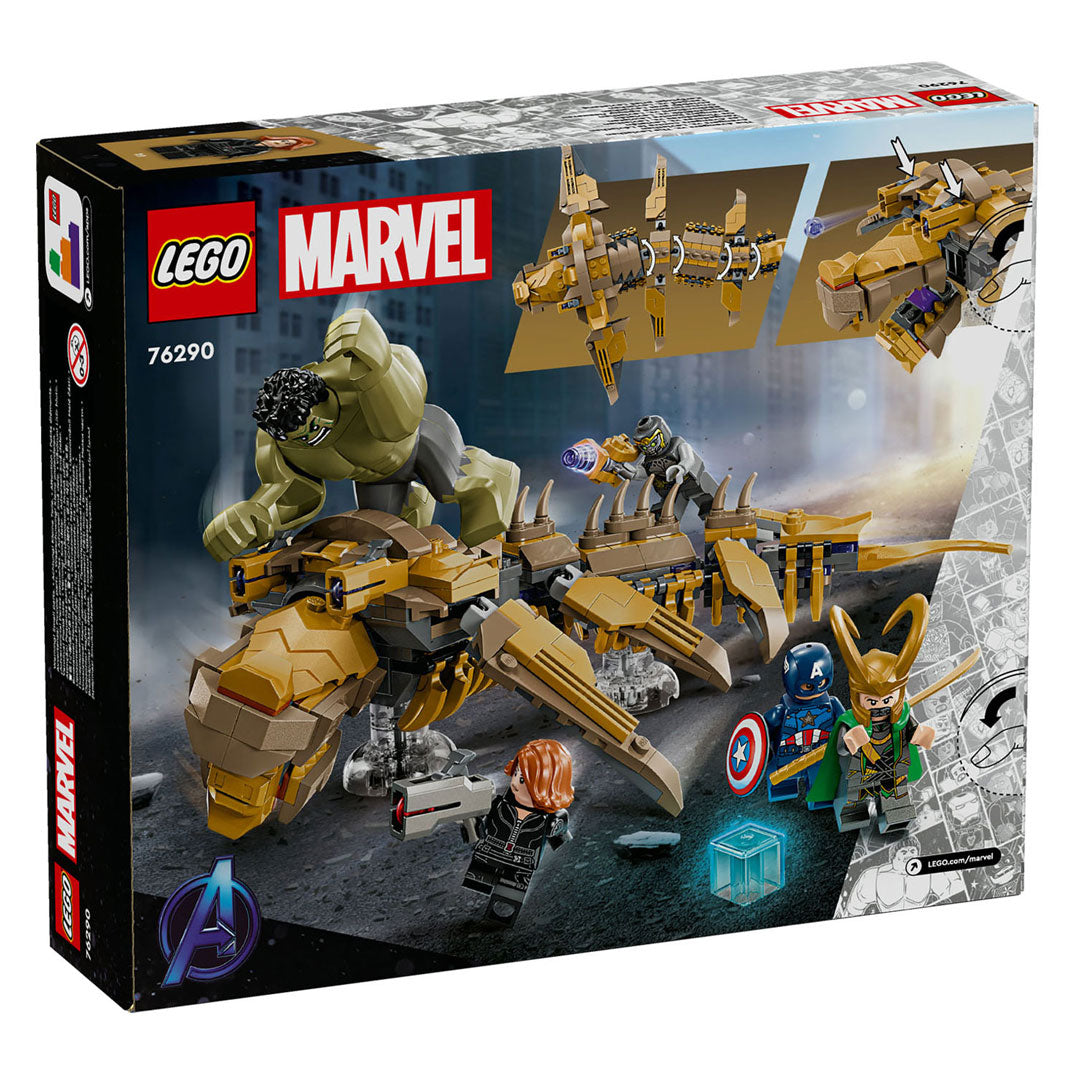 Lego super heroes 76290 de avengers vs. de leviathan