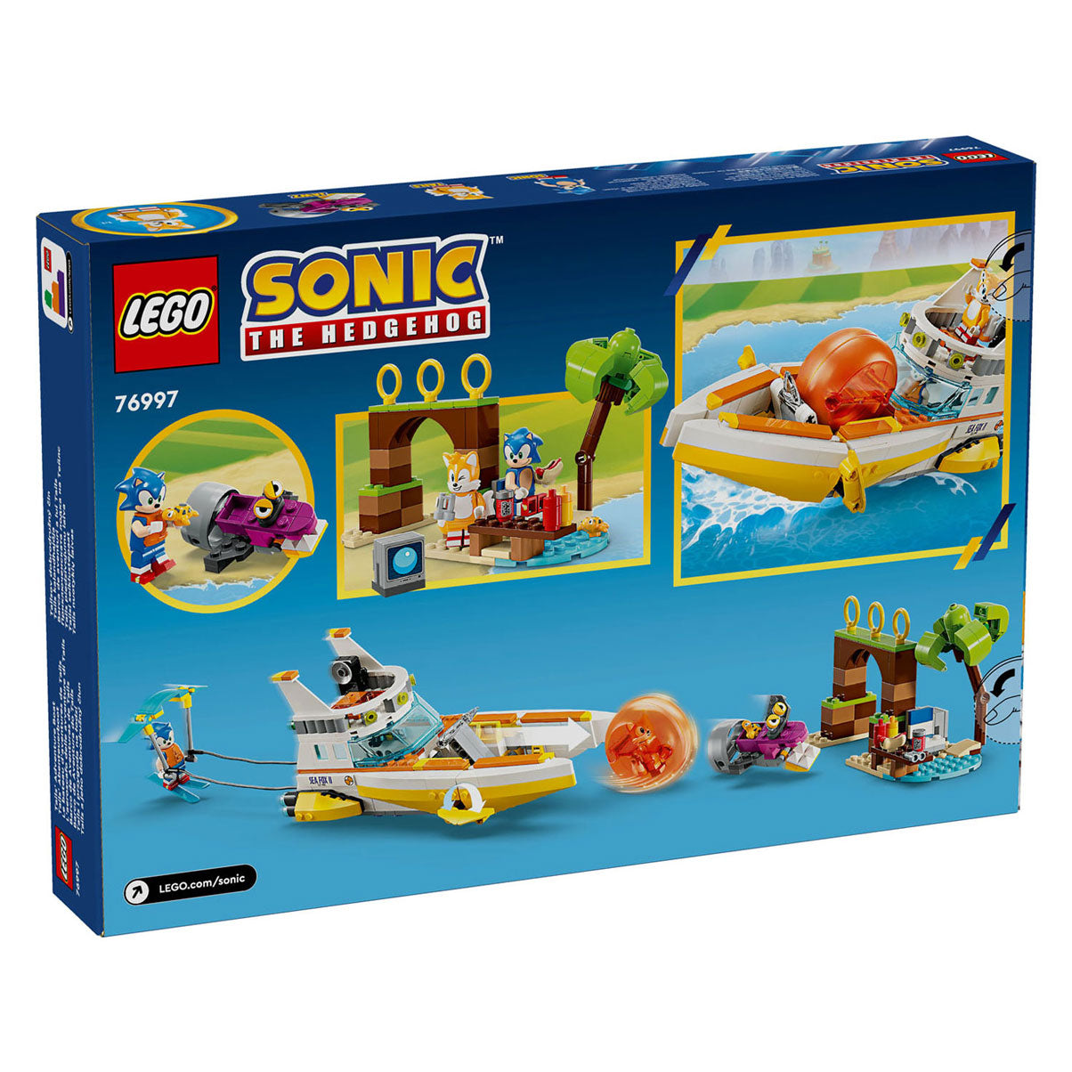 Lego sonic 76997 tails' avonturenboot