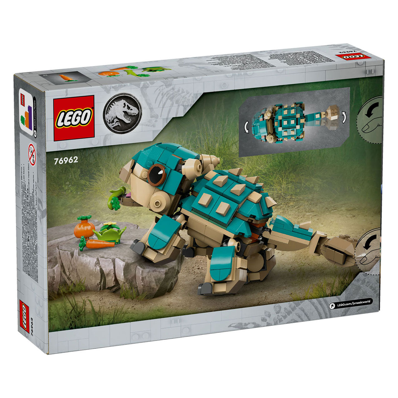 Lego jurassic world 76962 baby bumpy: ankylosaurus