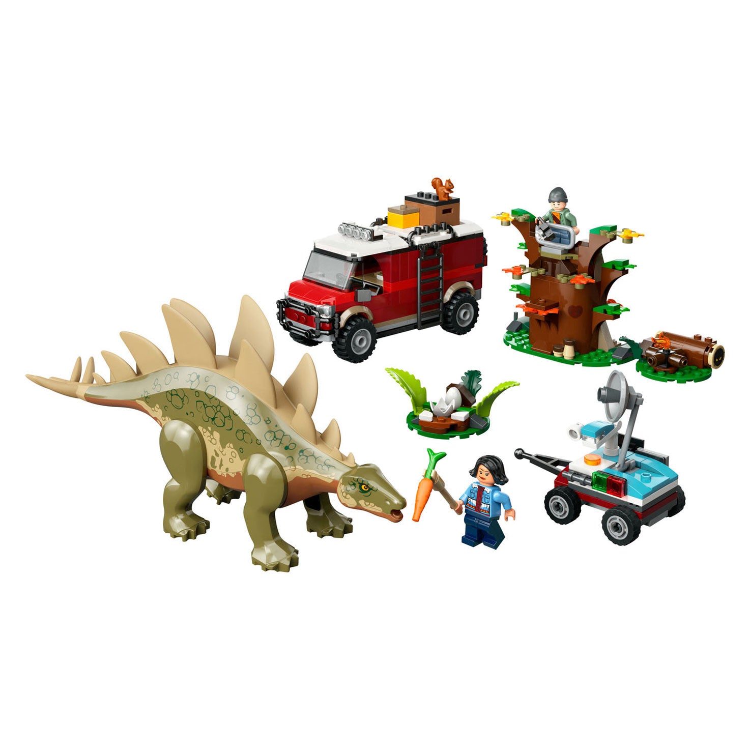 Lego jurassic world 76965 dinosaurusmissies: stegosaurus ontdekking