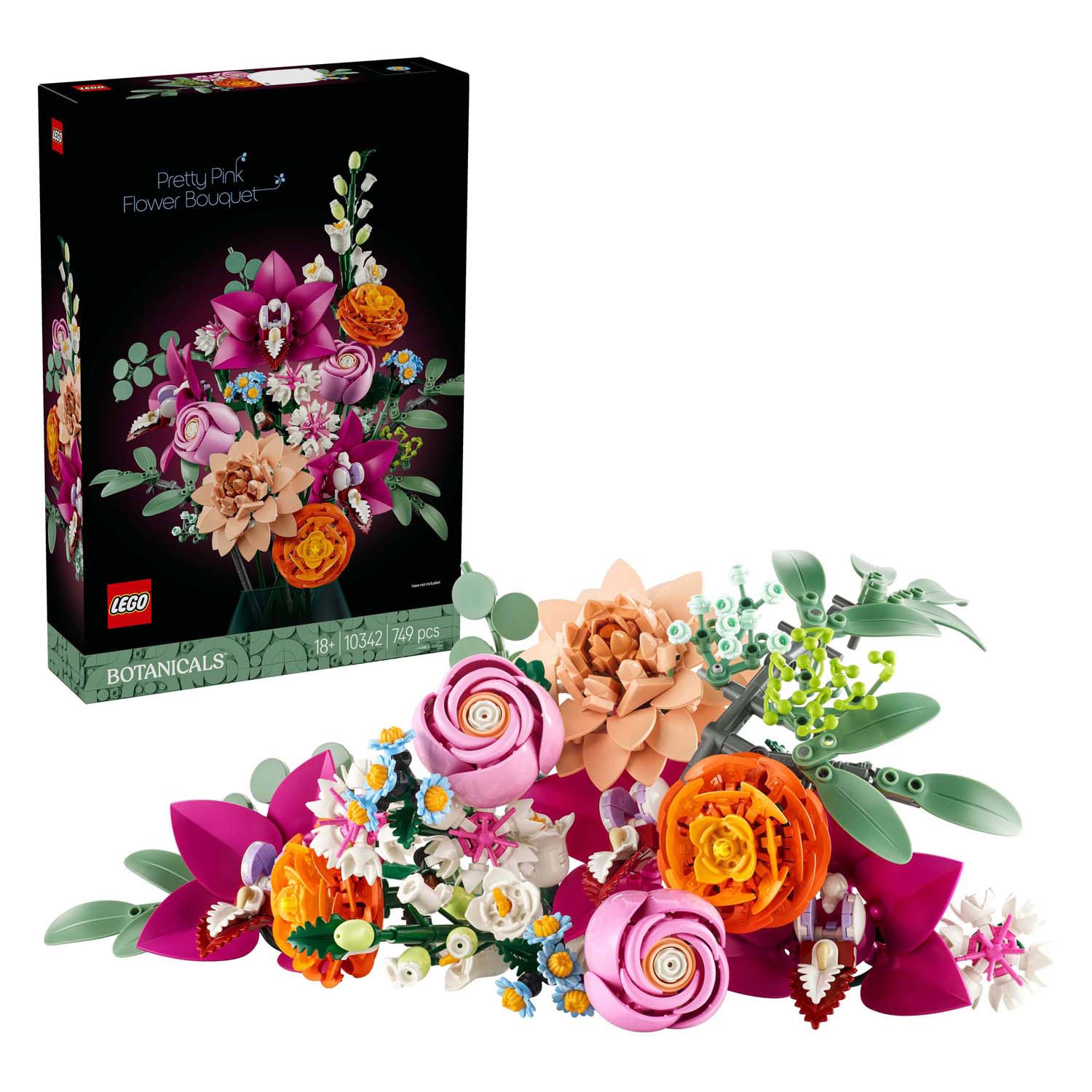Lego botanicals 10342 roze boeket