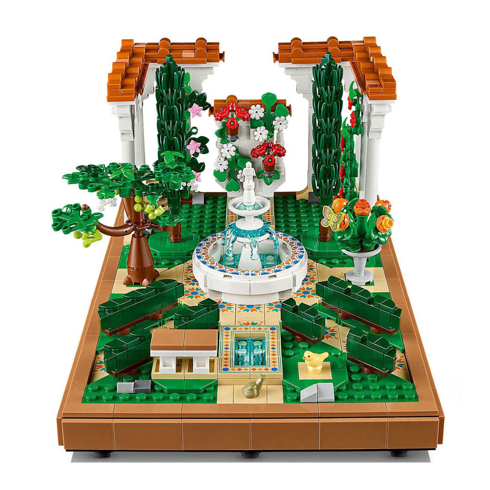 Lego iconen 10359 tuin met fontein