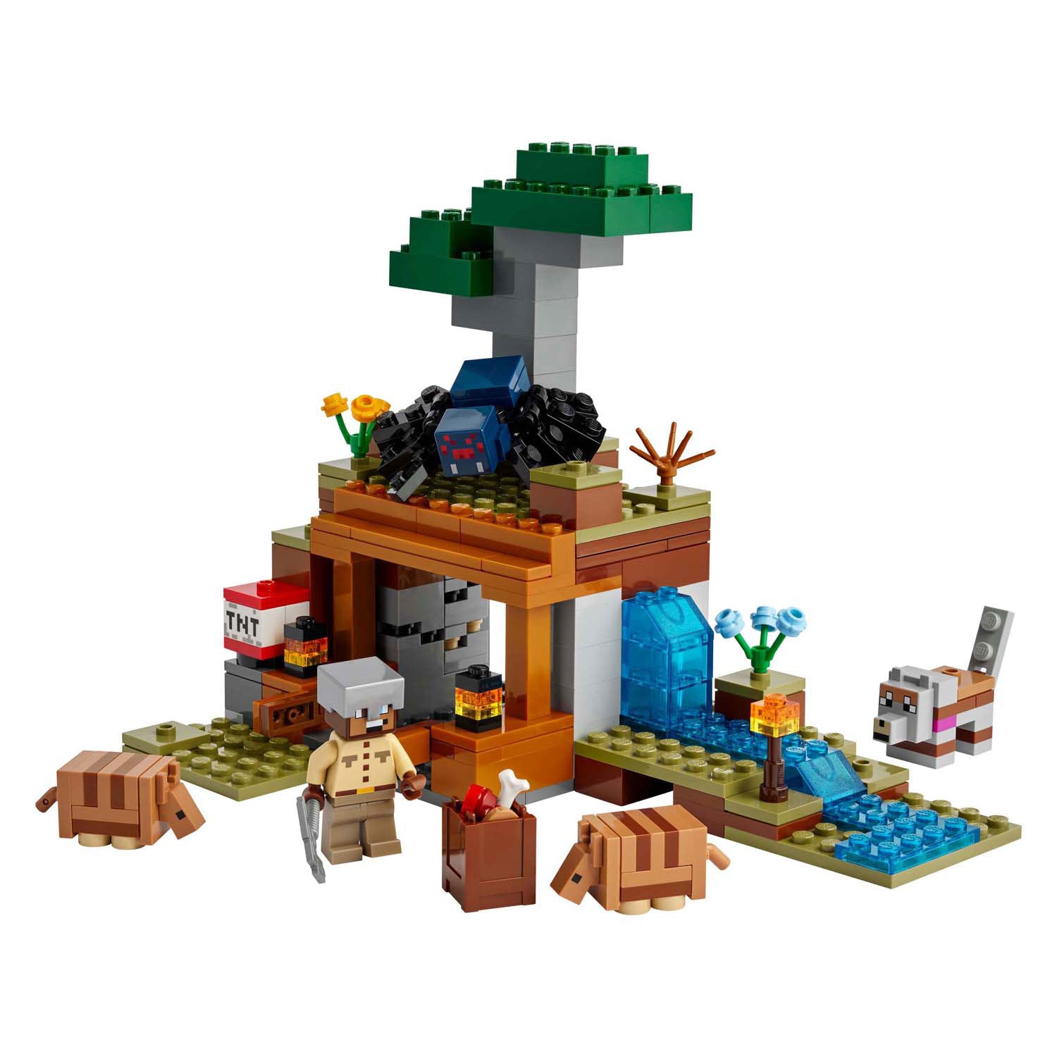 Lego minecraft de gordeldieren bij de mijn - 21269