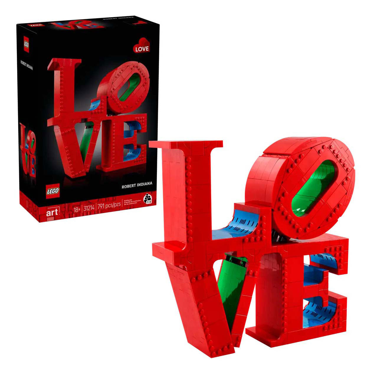 Lego art - love constructiespeelgoed (31214)