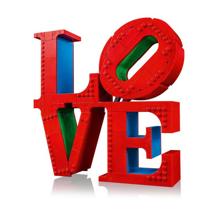 Lego kunst 31214 liefde