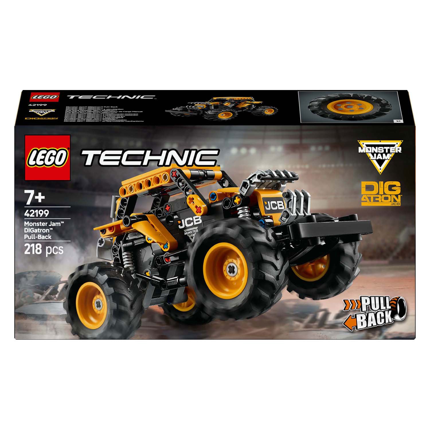 Lego technic monster jam™ digatron™ pull-back truck - 42199