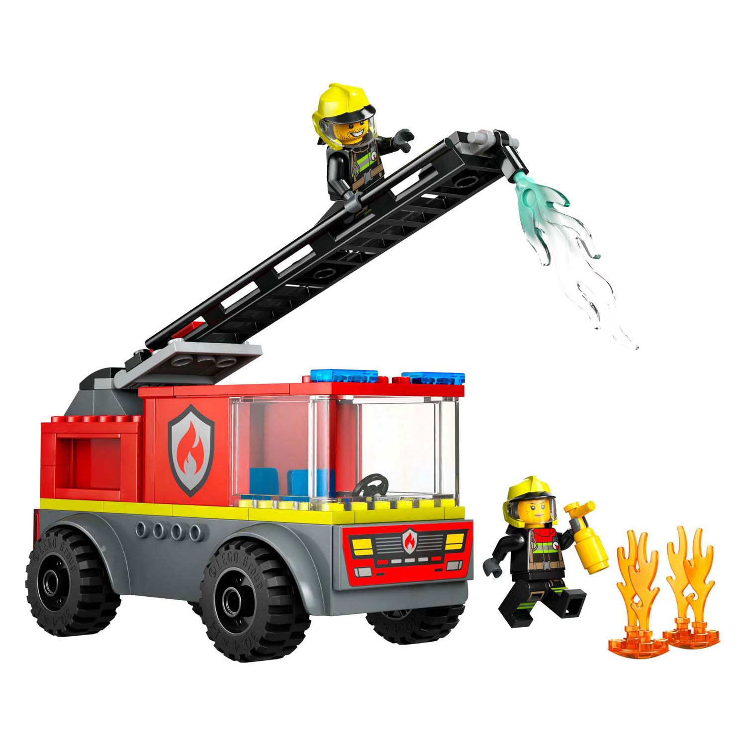 Lego city brandweerladderwagen met figuurtjes - 60463