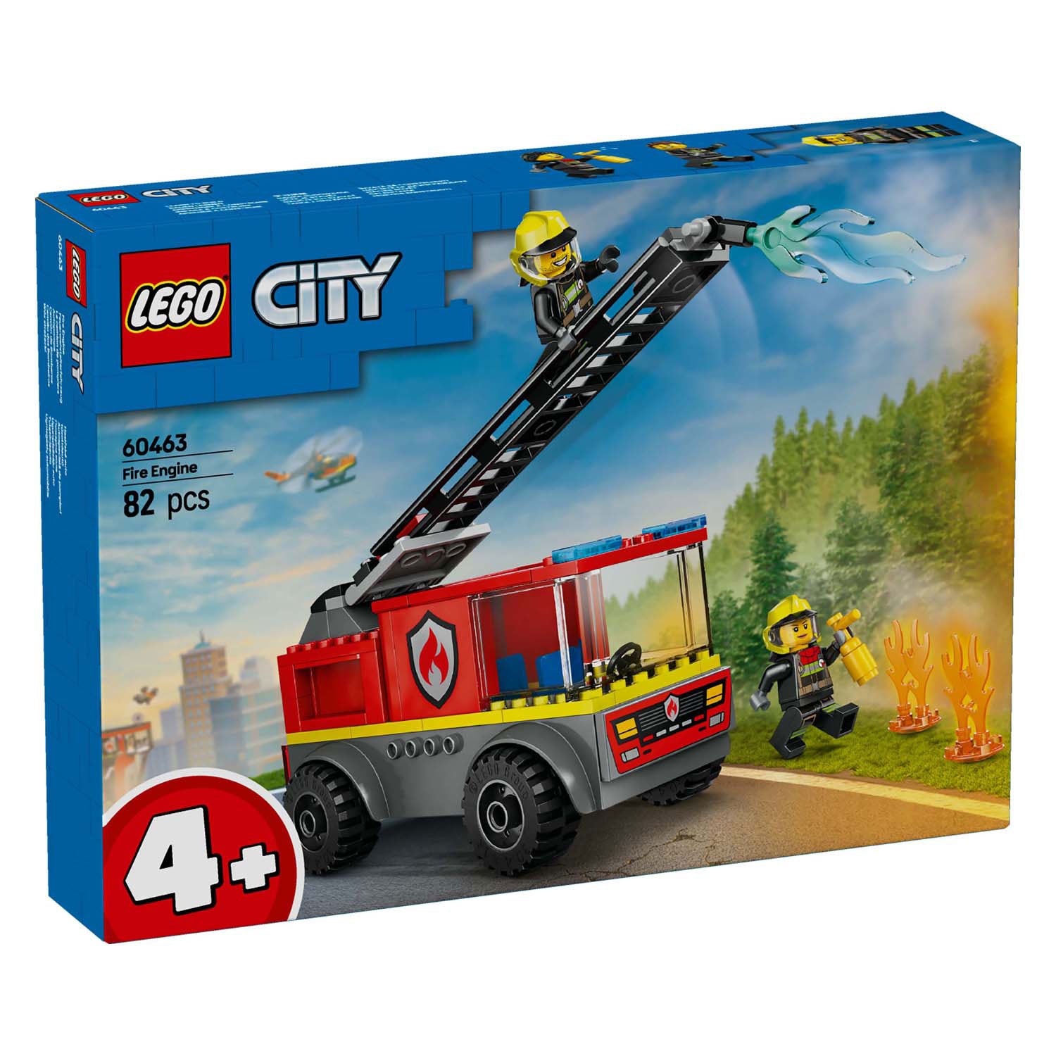 Lego city brandweerladderwagen met figuurtjes - 60463