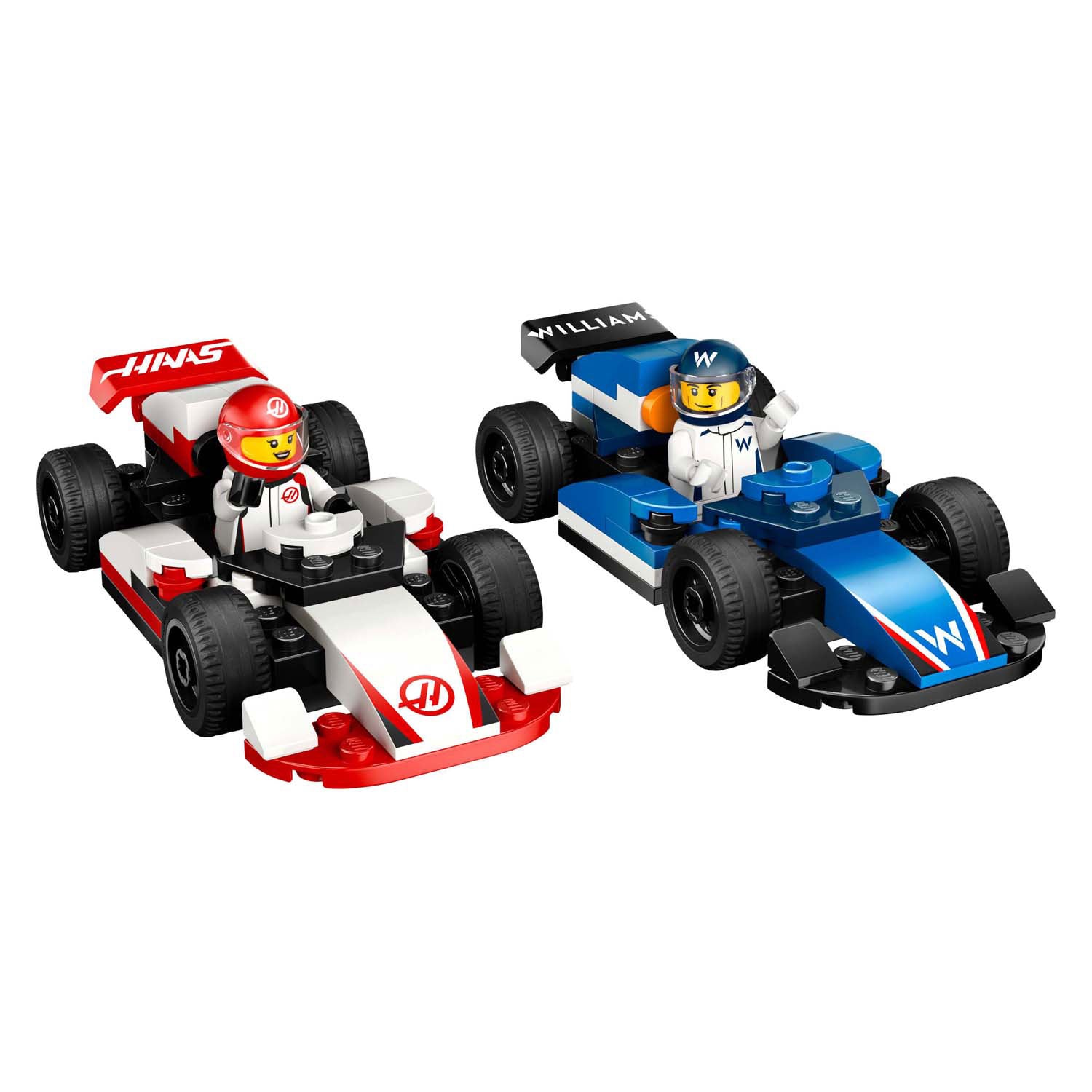 Lego city 60464 f1 williams racing en haas f1 racewagens