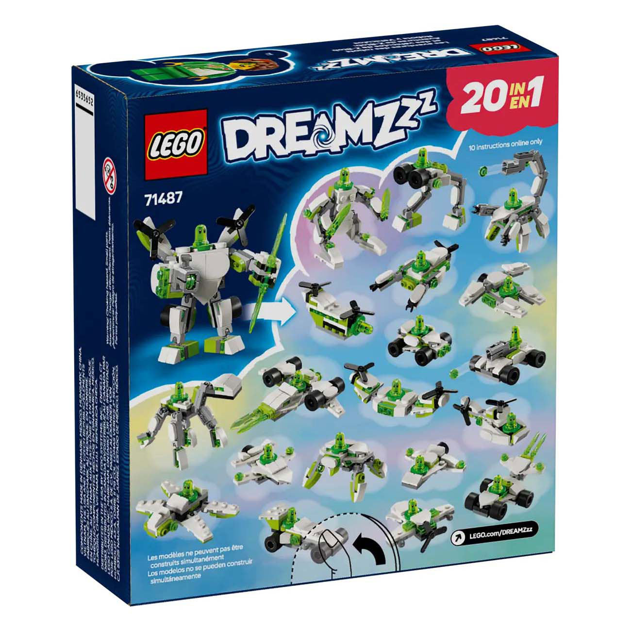 Lego dreamzzz 71487 z-blobs robot- en voertuigavonturen