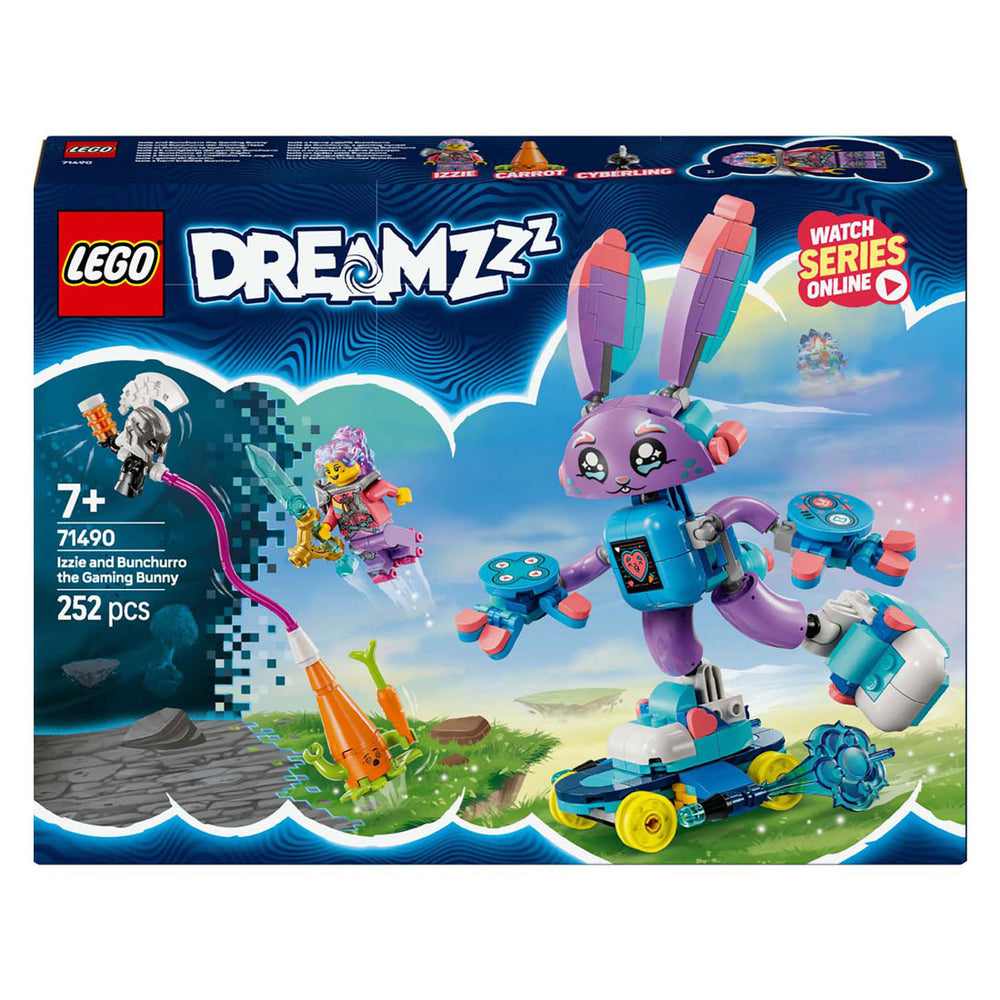 Lego dreamzzz 71490 izzie en bosurro het gamende konijn