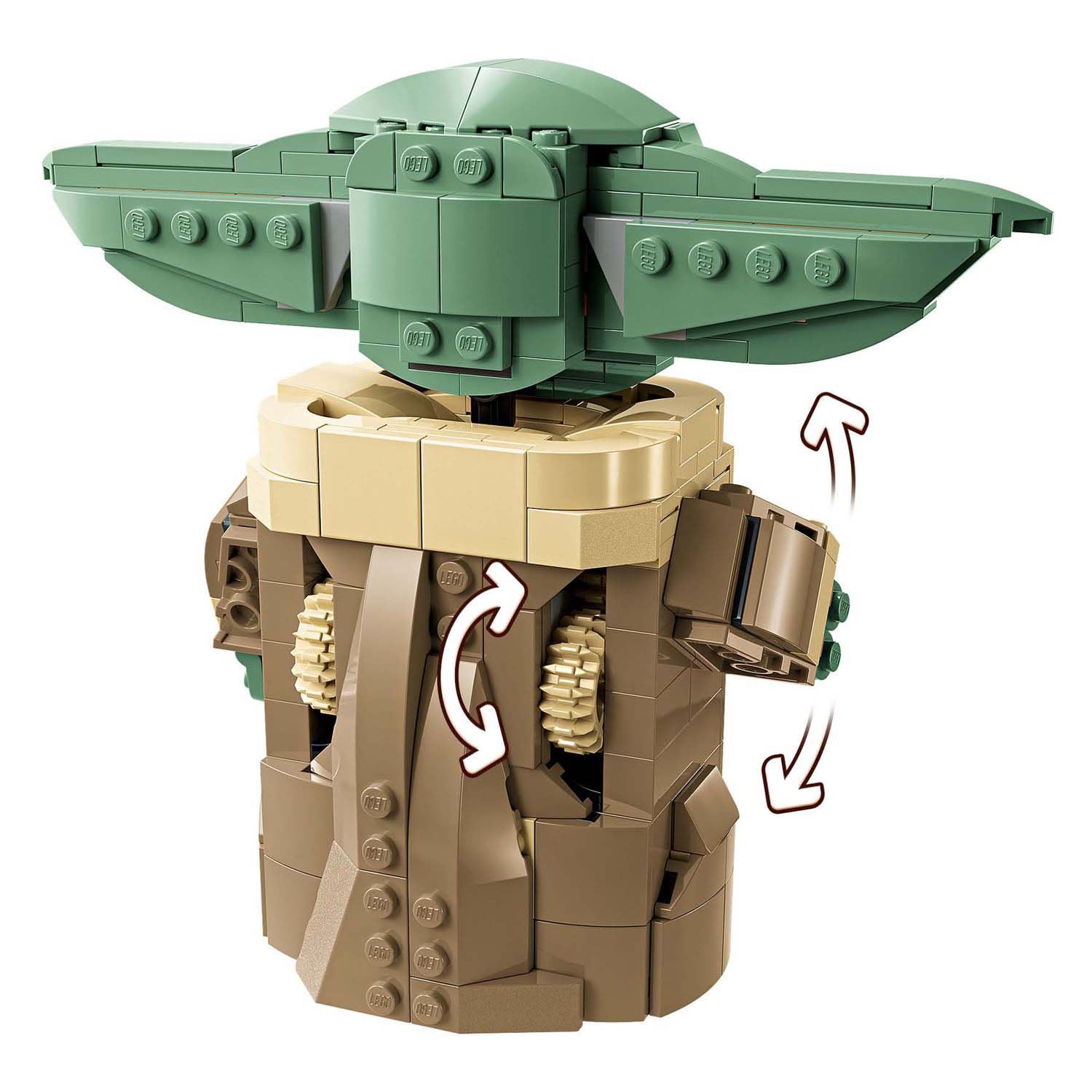 Lego star wars: the mandalorian™ grogu™ met zweefkinderwagen 75403